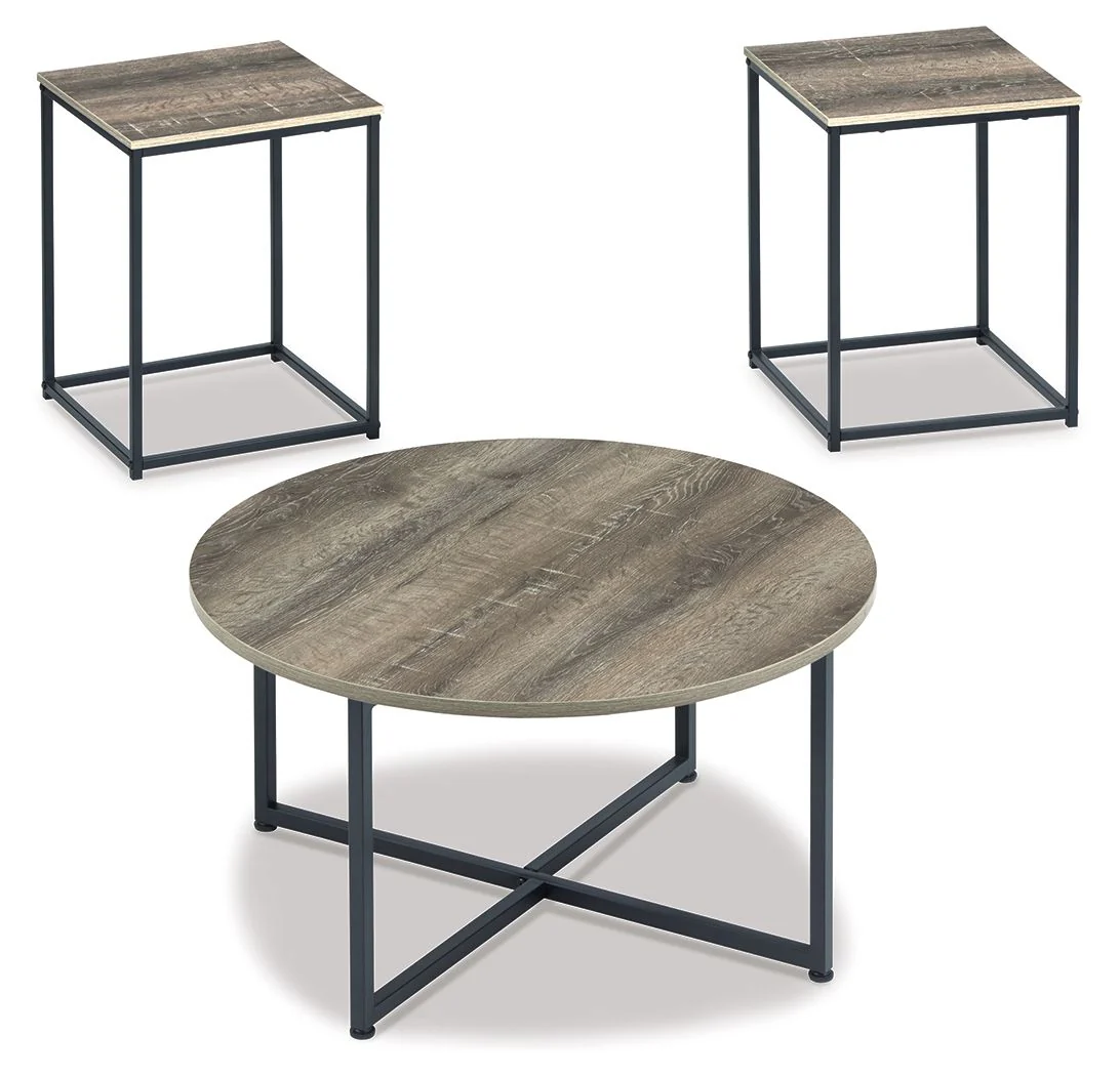 Wadeworth - Occasional Table Set (Set of 3) - Brown / Beige - Image 1