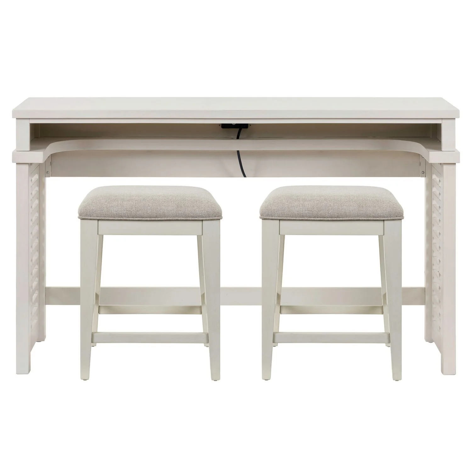 Berkley Square - 3 Piece Console Set - Linen & Khaki - Image 3