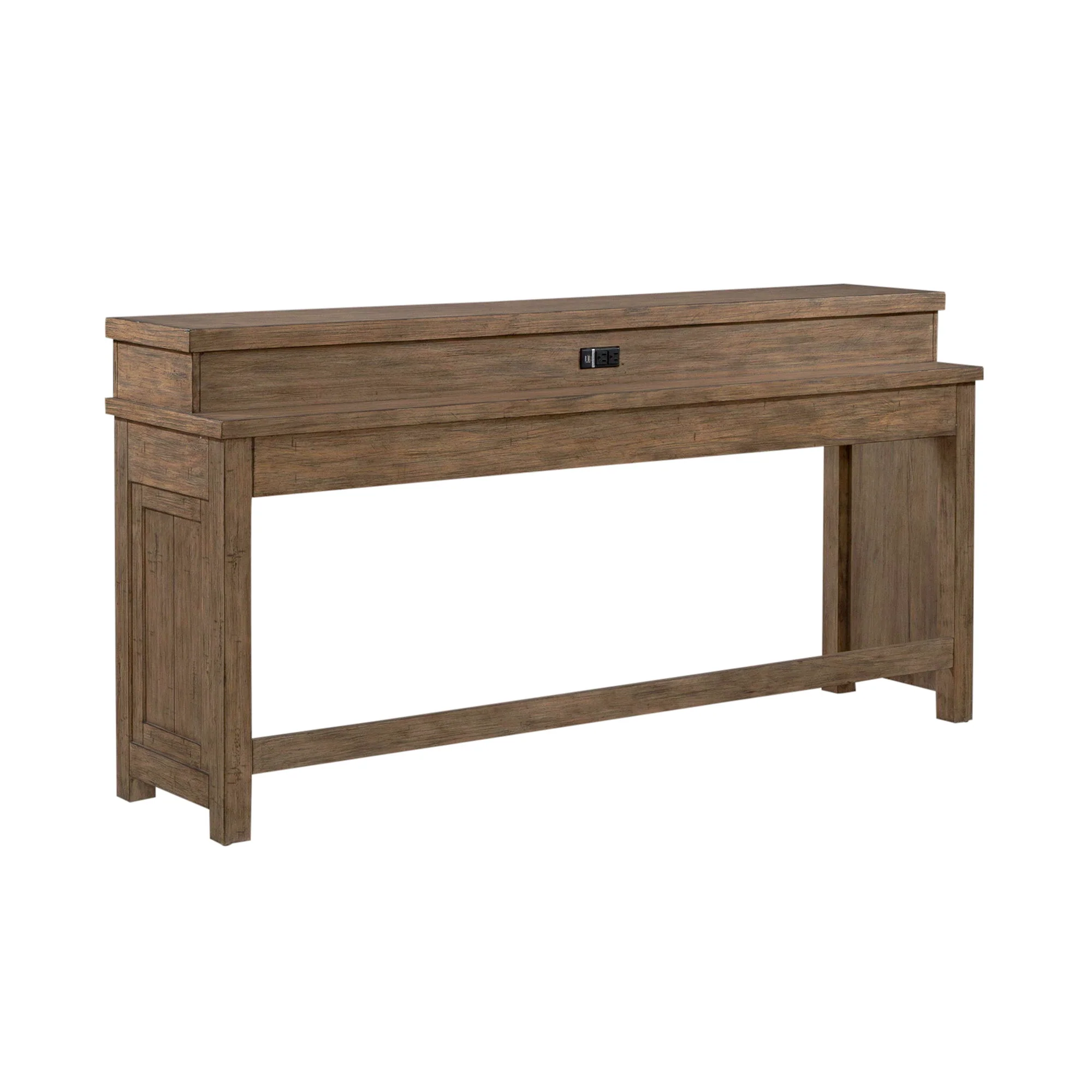 Pinebrook Ridge - Console Bar Table - Weathered Toffee - Image 1