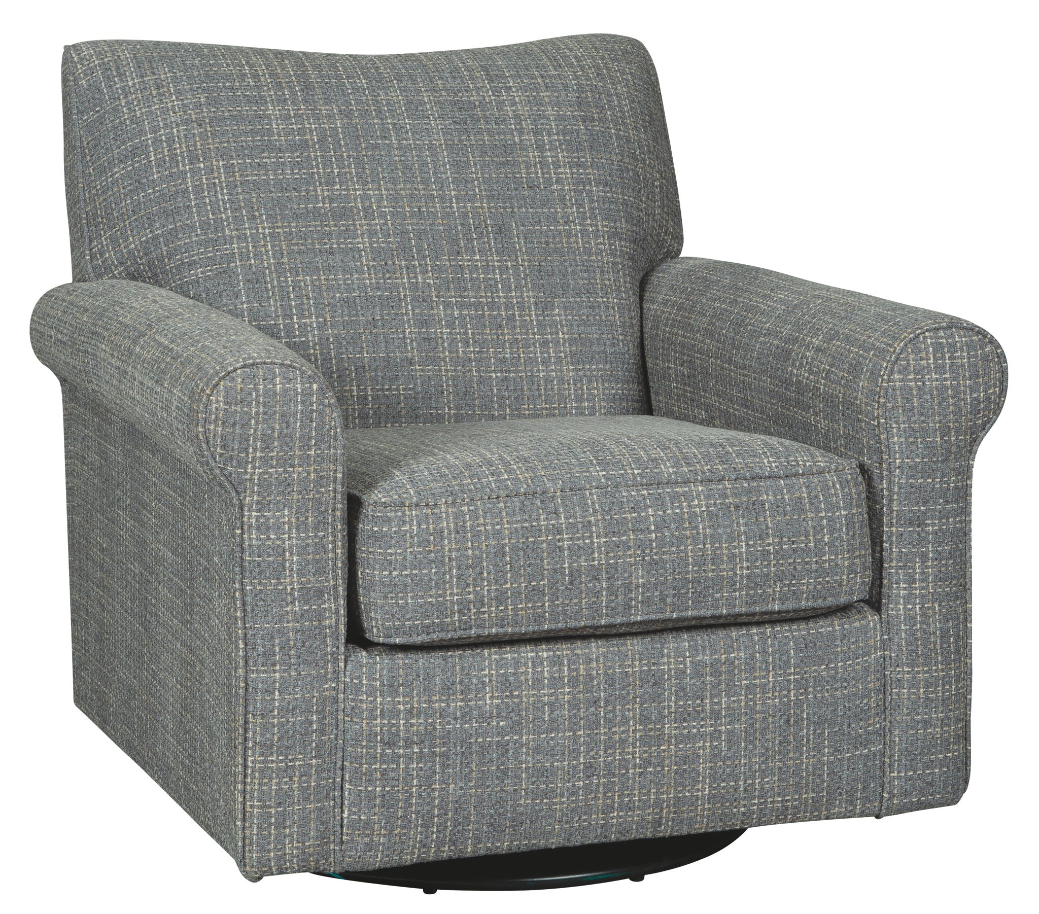 Renley – Swivel Glider Accent Chair – Ash