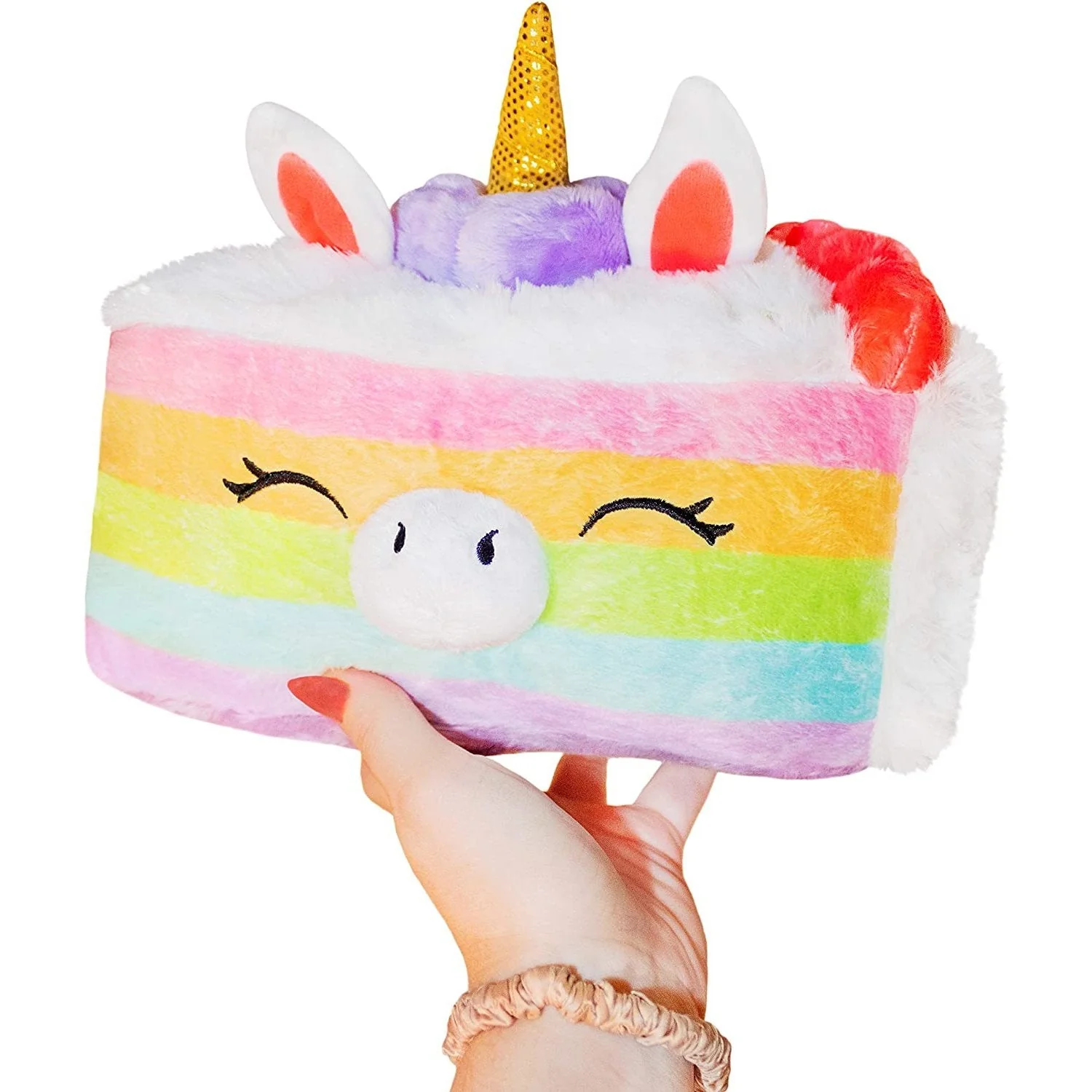Squishable Mini Comfort Food Unicorn Cake 7" Plush - Image 1