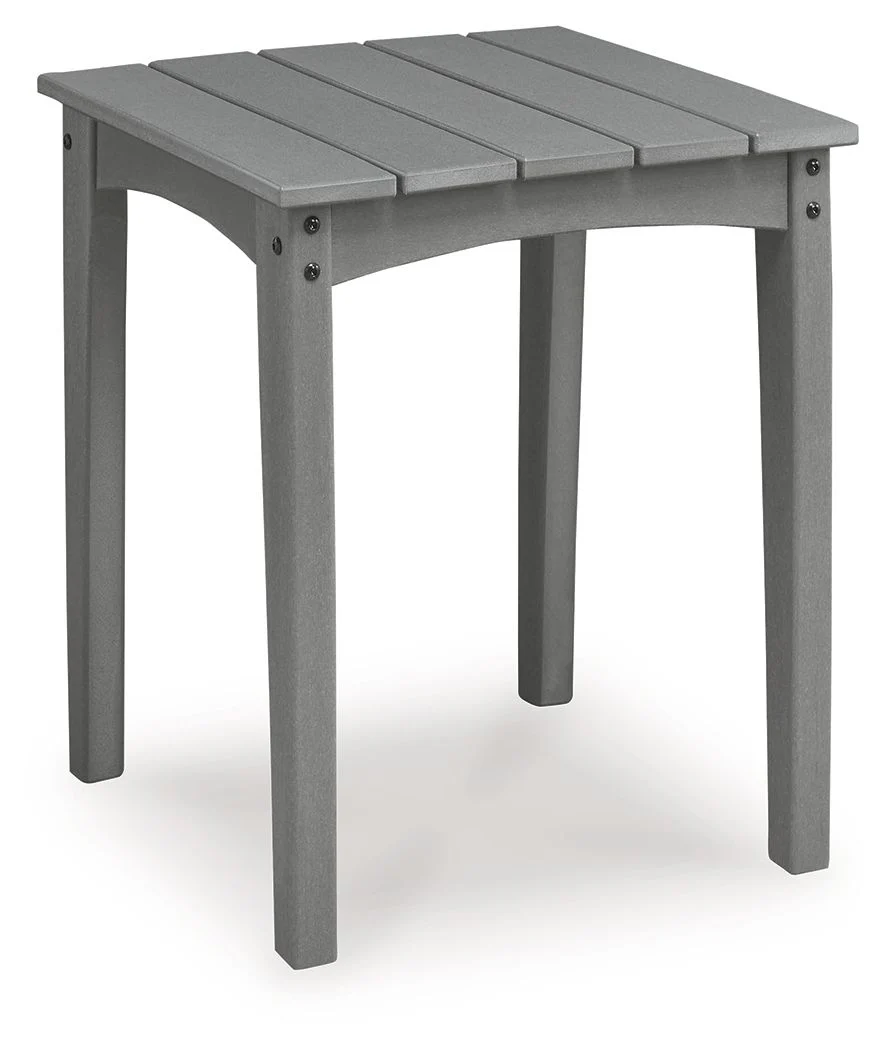 Cove Beach - Square End Table - Gray - Image 1
