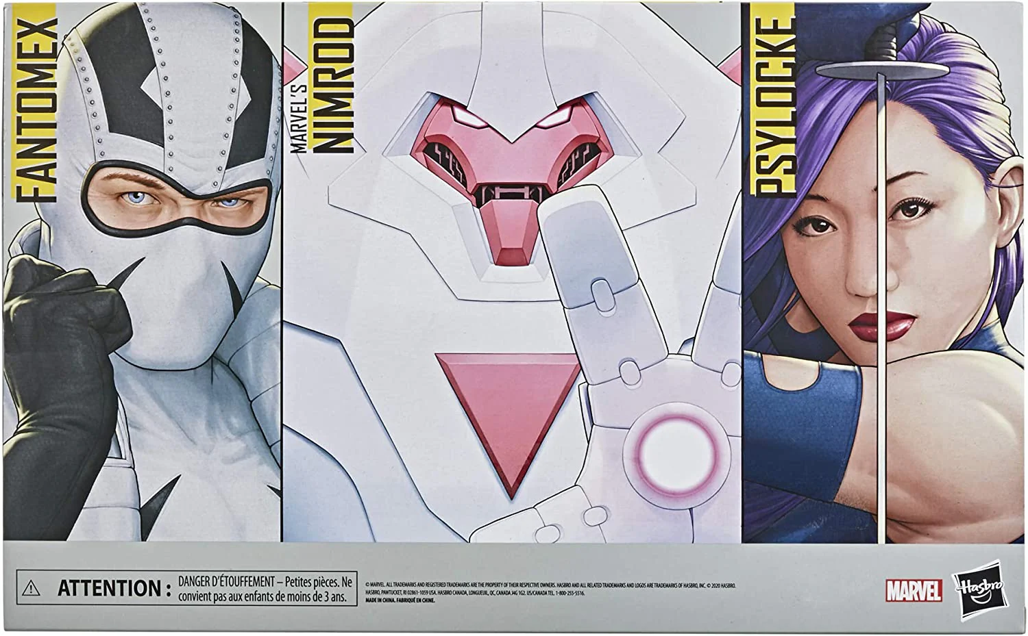 Hasbro Marvel Legends Series X-Men 6" Psylocke, Nimrod, and Fantomex Action Figures 3 Pack - Image 3