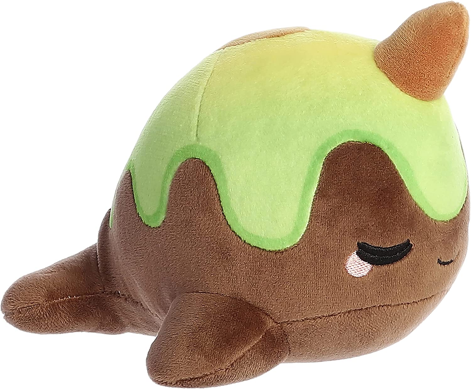 Aurora - Tasty Peach - 7" Avocado Nomwhal Plush - Image 3