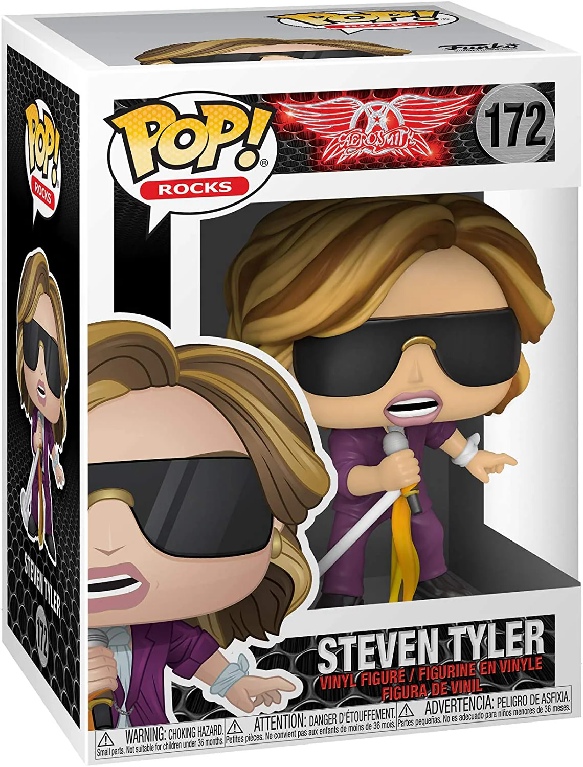 Funko Pop Rocks: Aerosmith - Steven Tyler Vinyl Figure - Image 2