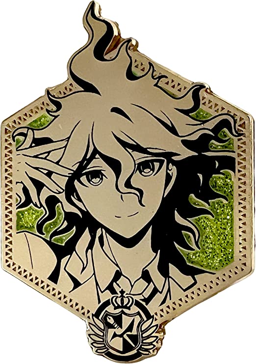 Golden Nagito Komaeda - Limited Edition Danganronpa Enamel Pin - Image 1