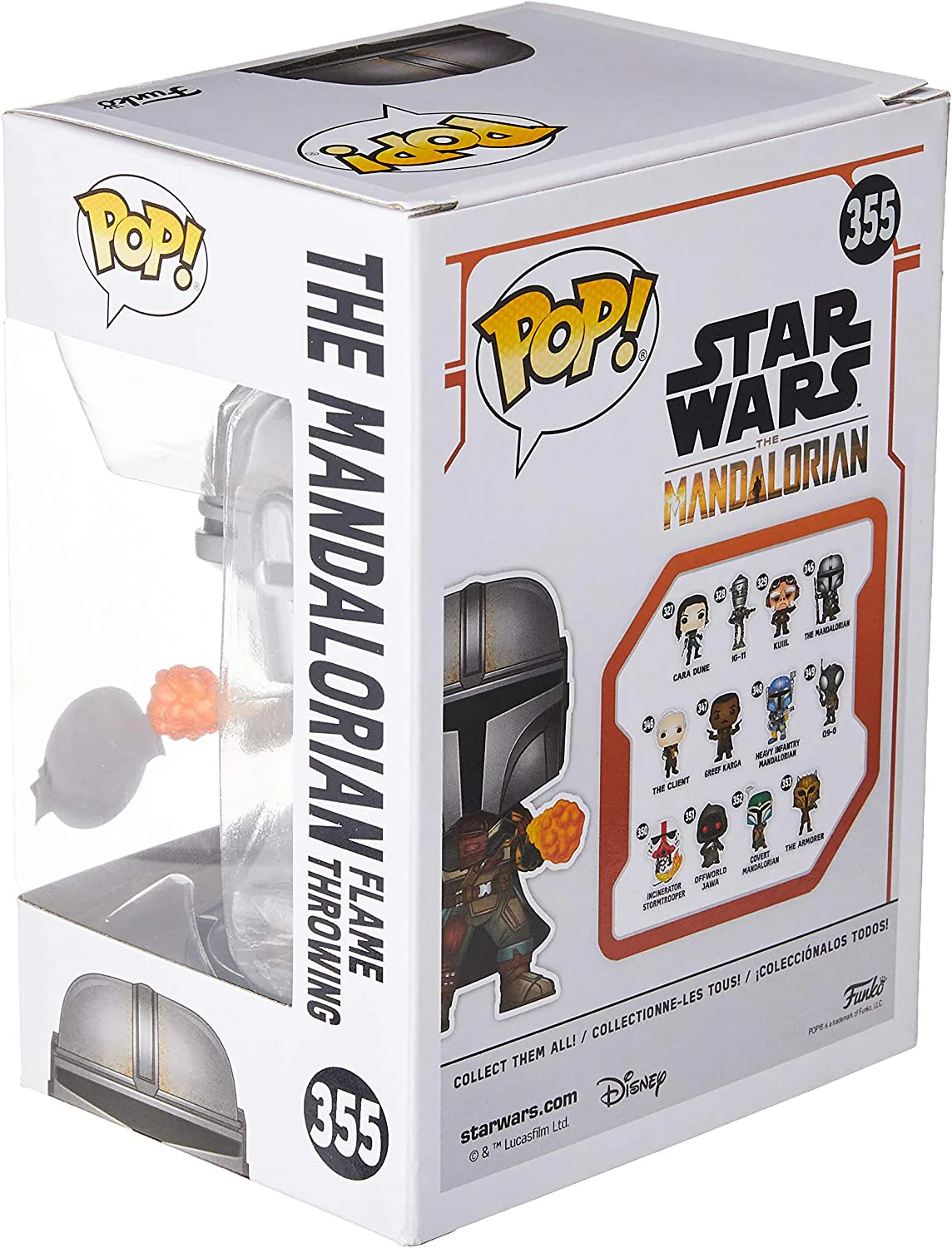 Funko Pop! Star Wars The Mandalorian with Flame Exclusive Vinyl Figure - Image 3