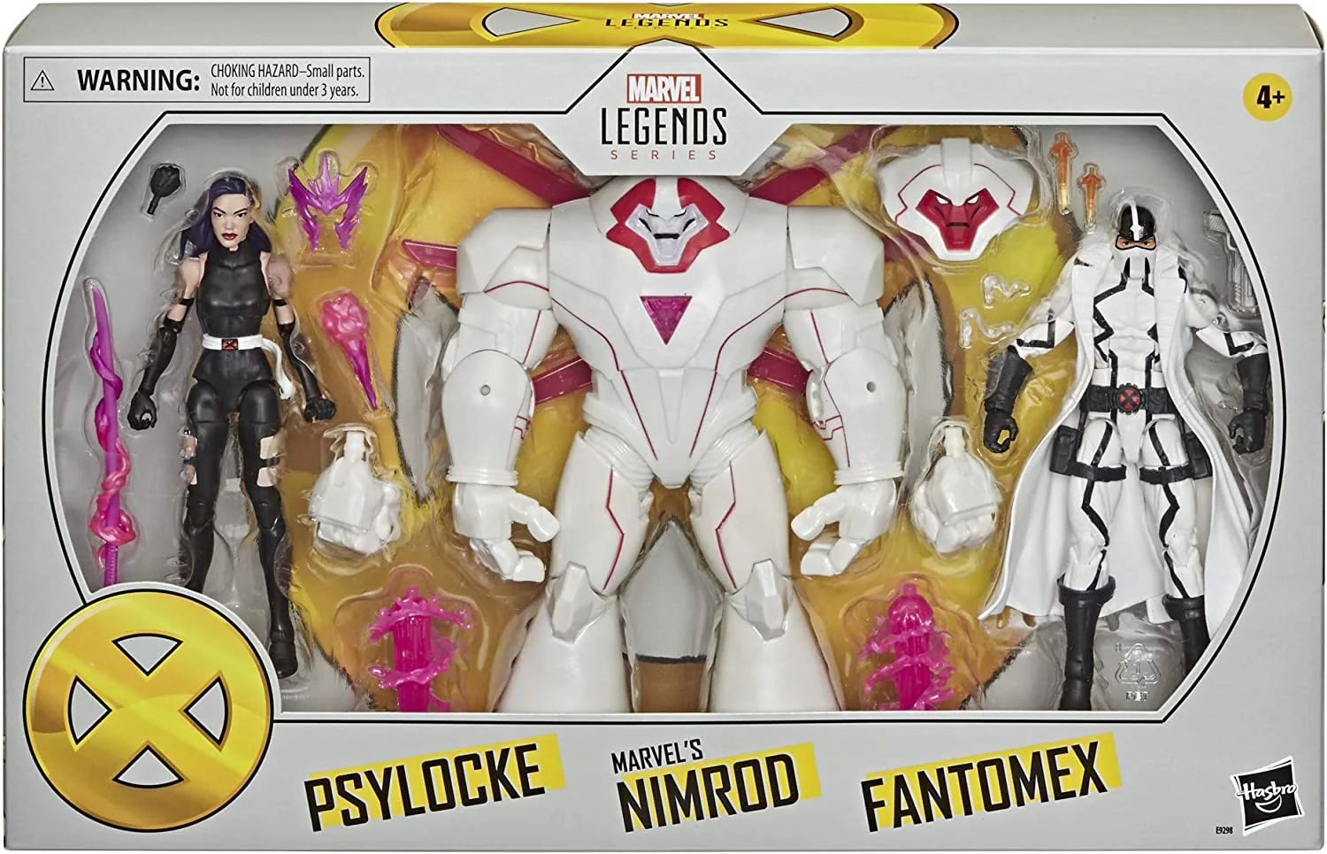 Hasbro Marvel Legends Series X-Men 6" Psylocke, Nimrod, and Fantomex Action Figures 3 Pack - Image 2