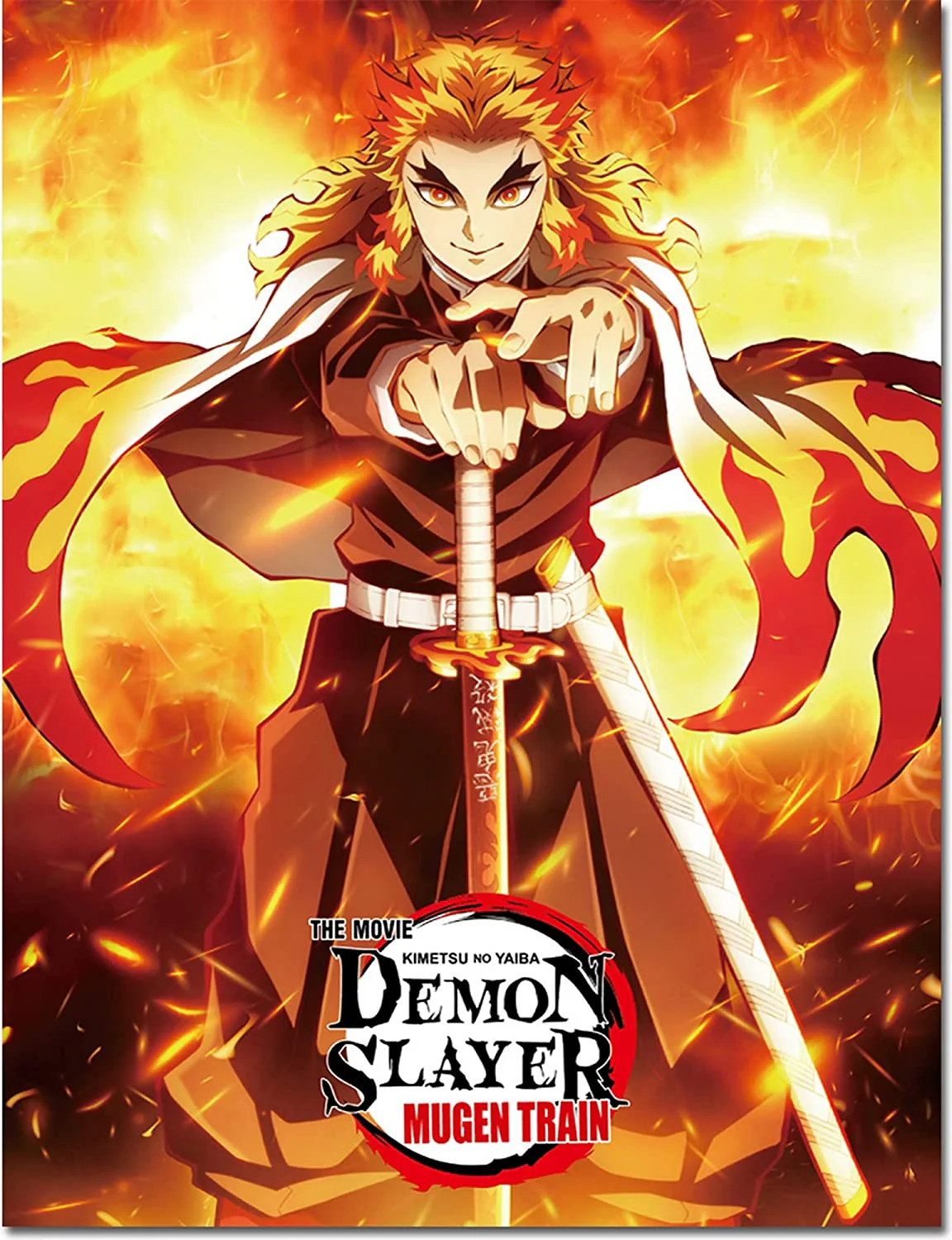 Demon Slayer Mugen Train – Key Visual 3 Sublimation Throw Blanket 60in By 46in