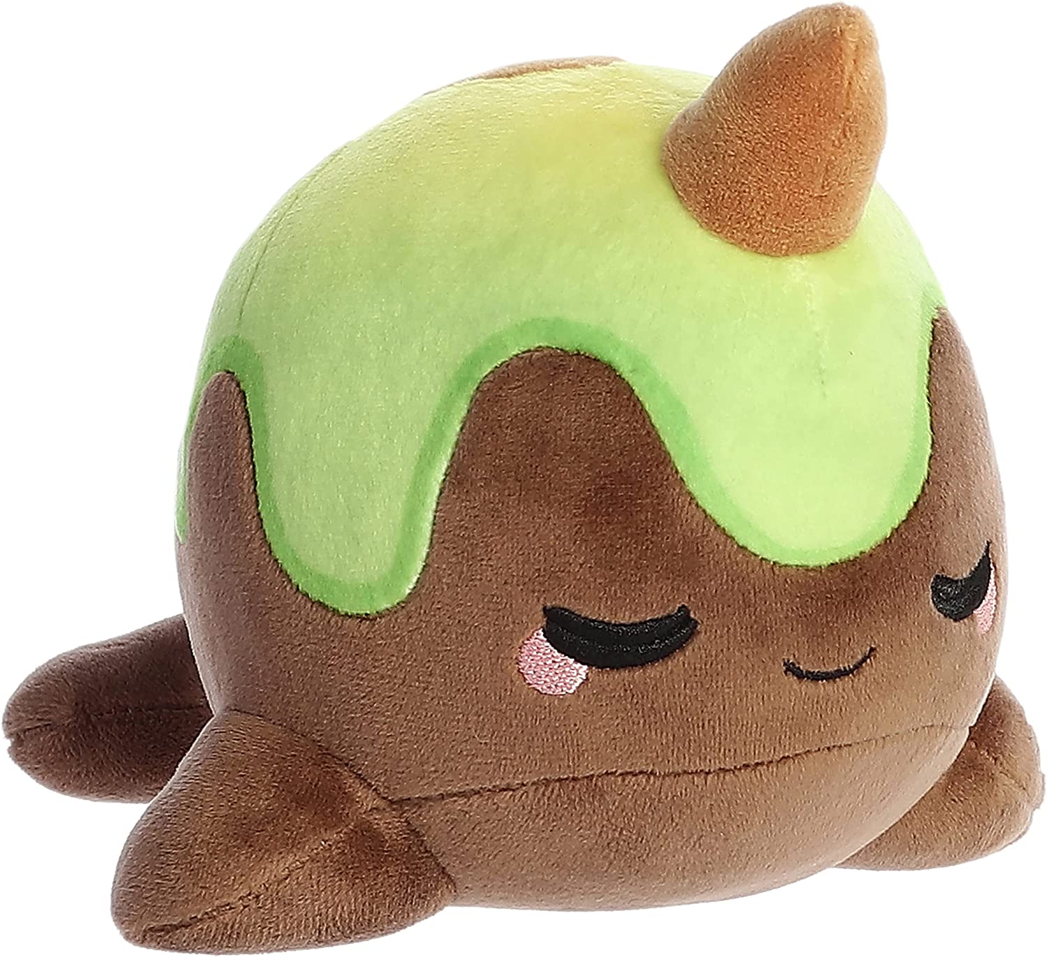 Aurora - Tasty Peach - 7" Avocado Nomwhal Plush - Image 2