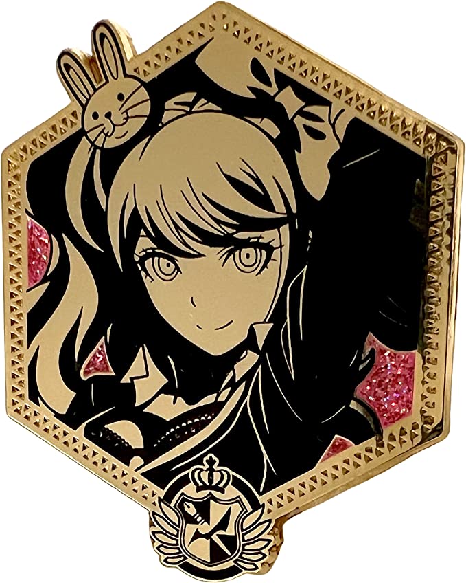 Golden Junko Enoshima - Limited Edition Danganronpa Enamel Pin - Image 1
