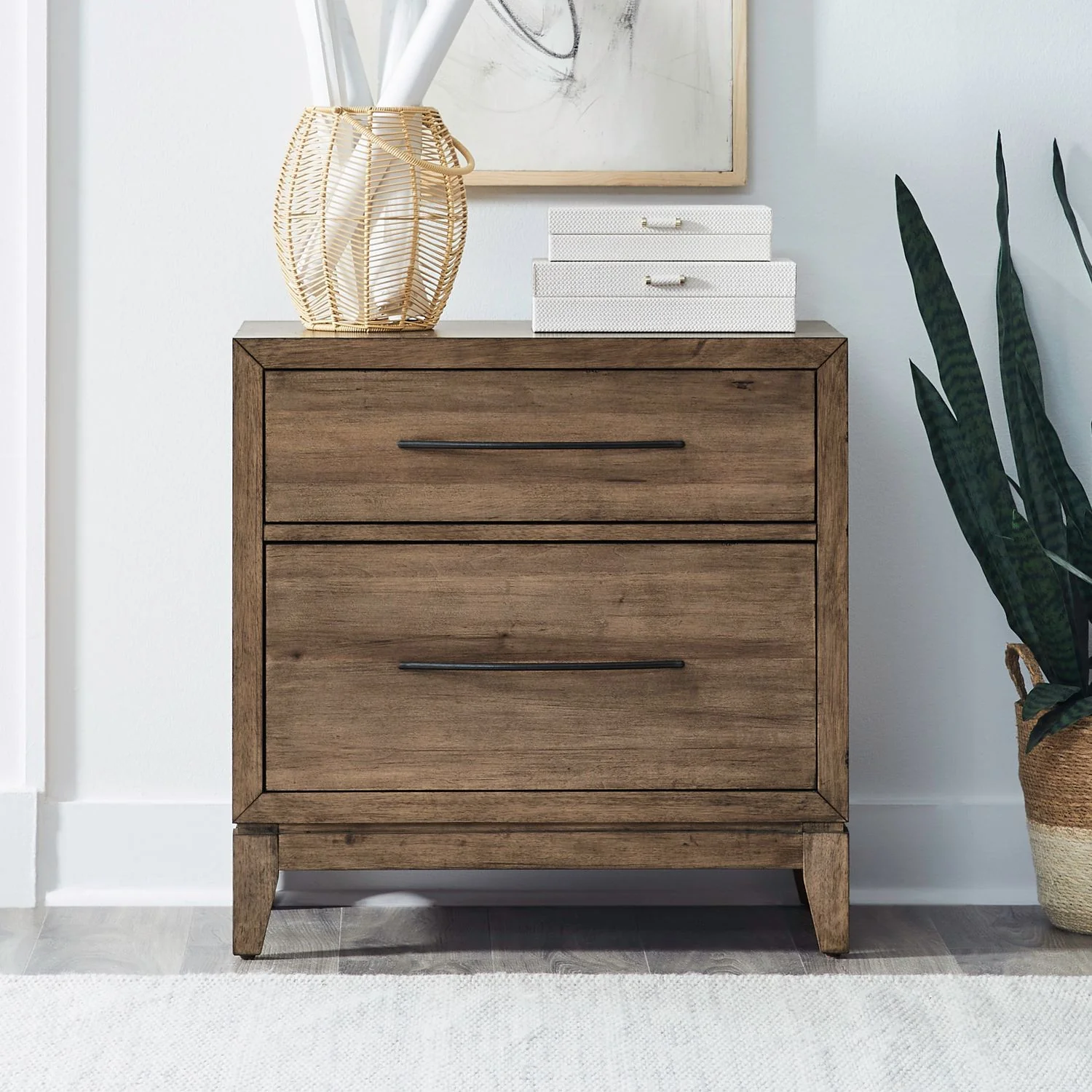 Shaker Lakes – Lateral File Cabinet – Harvest Brown