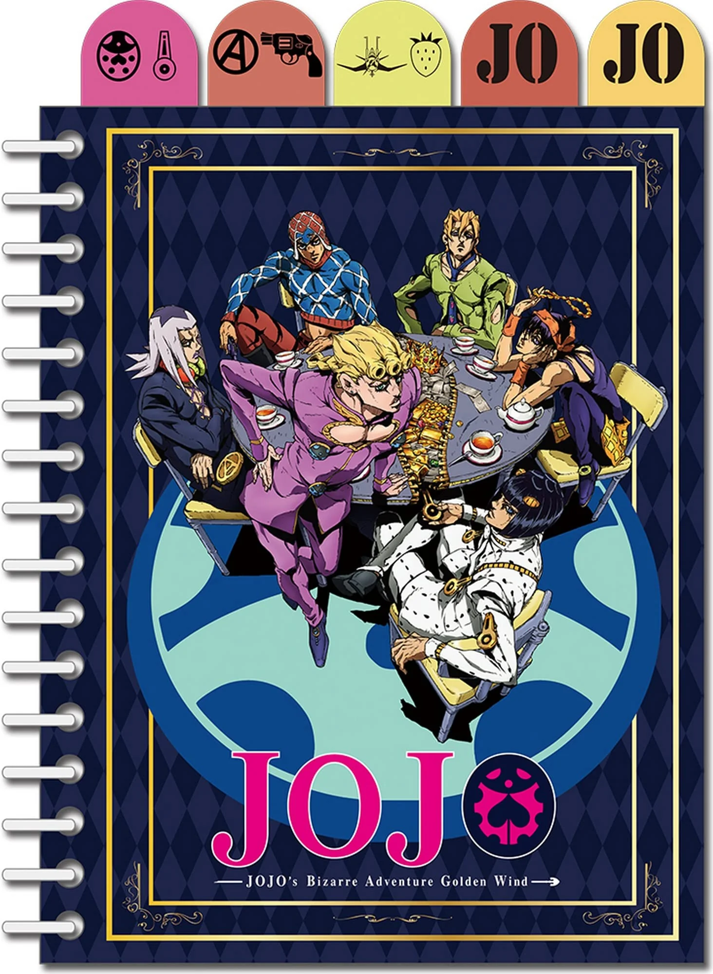 Jojo’s Bizarre Adventure – Group #1 Tabbed Notebook Great Eastern Entertainment