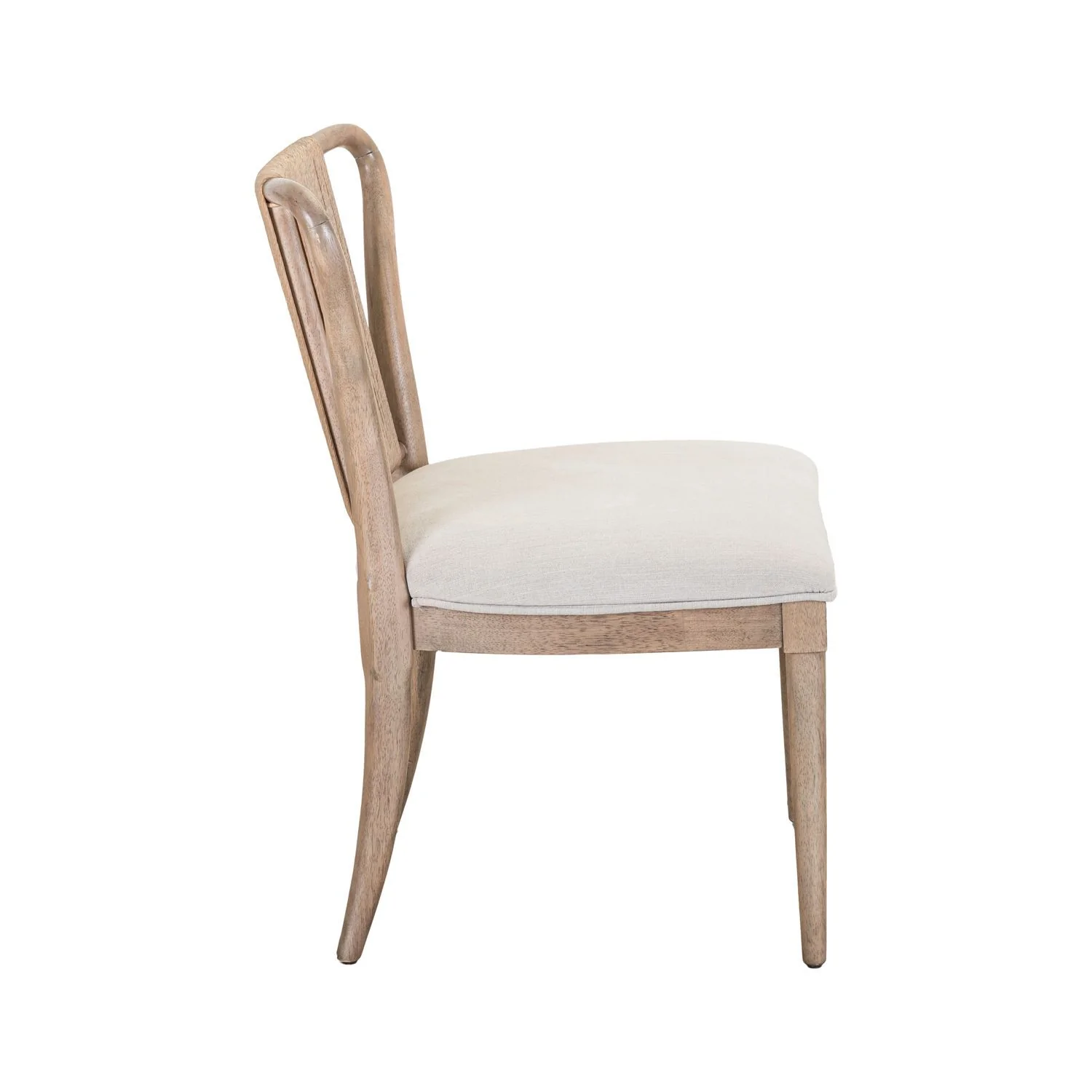 Sheridan Pointe - Shaped Corded Back Side Chair - Vintage Natural - Image 3