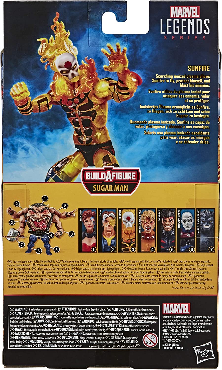 Hasbro Marvel Legends X-Men Age of Apocalypse Sunfire Action Figure - Image 3