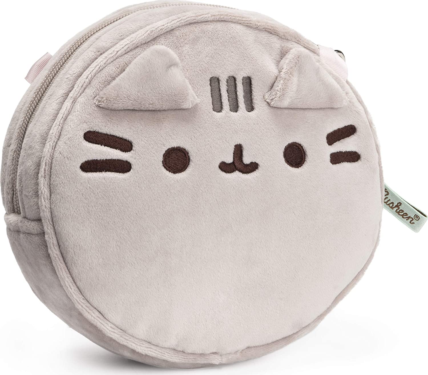 GUND Pusheen Crossbody Plush Purse with Zipper and Detachable Strap Bag - Image 2