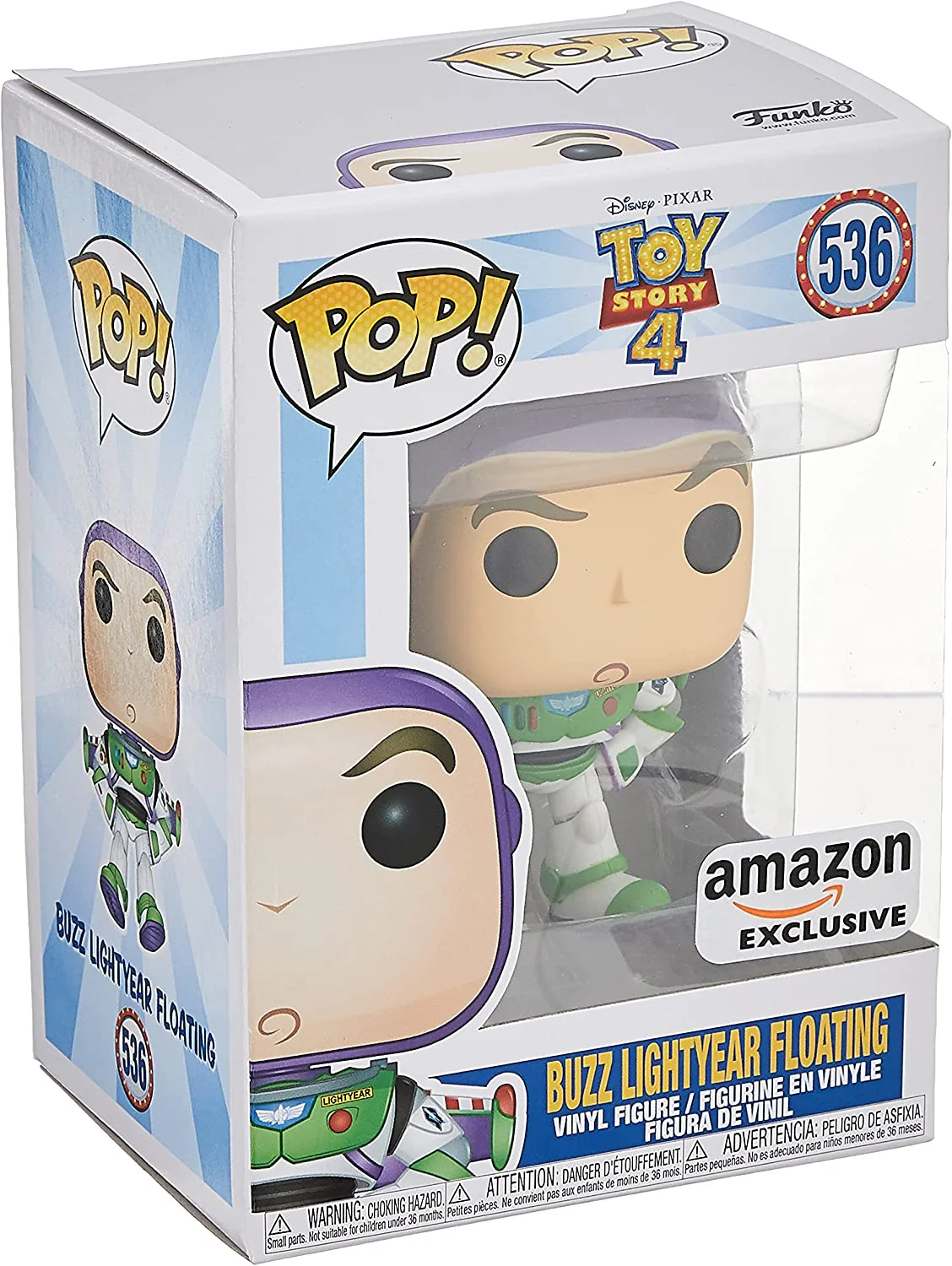 Funko Pop! Disney: Toy Story 4 - Buzz Lightyear Floating Amazon Exclusive - Image 2