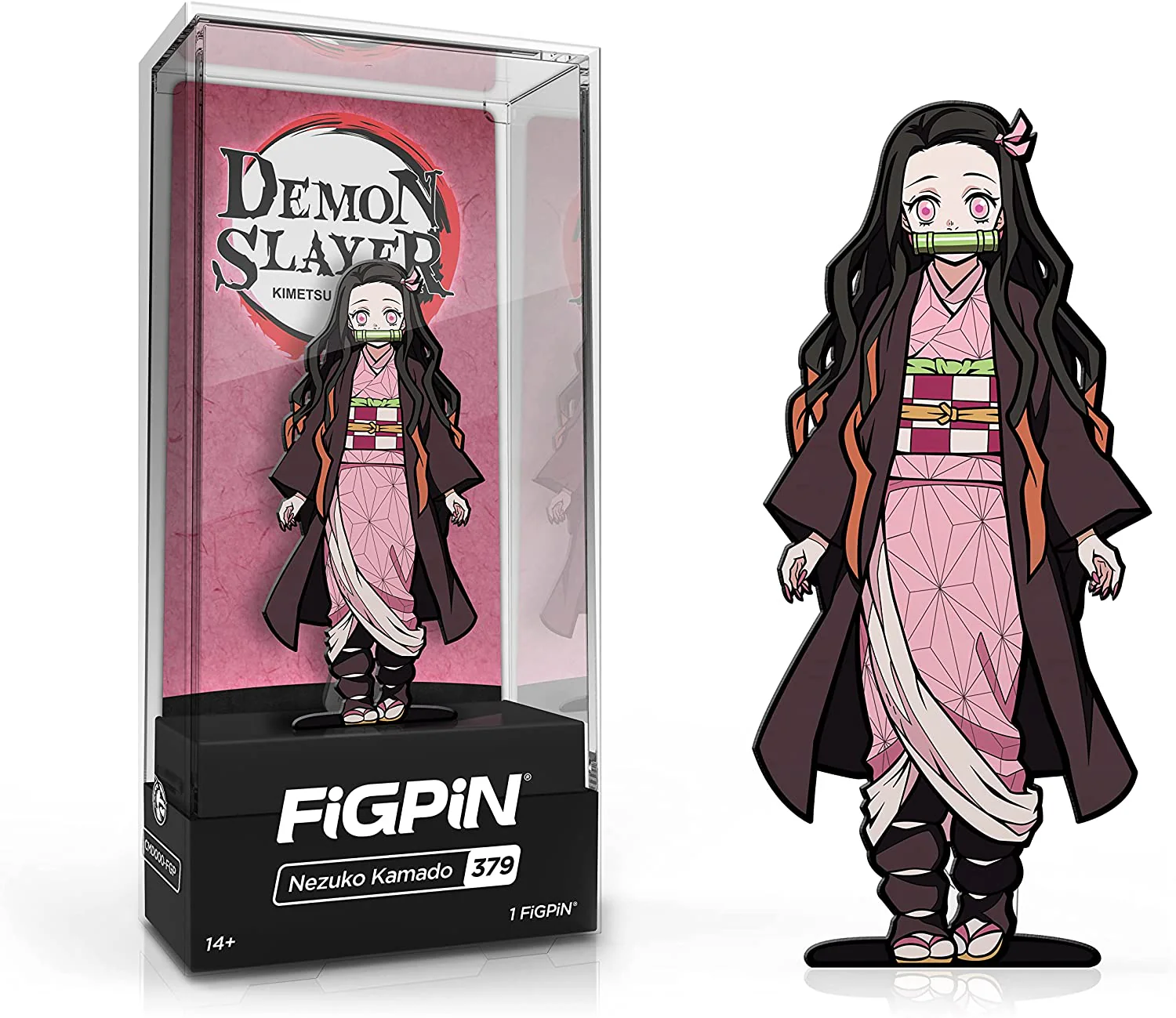 FIGPIN Demon Slayer Nezuko Kamado #379 Enaml Pin - Image 1