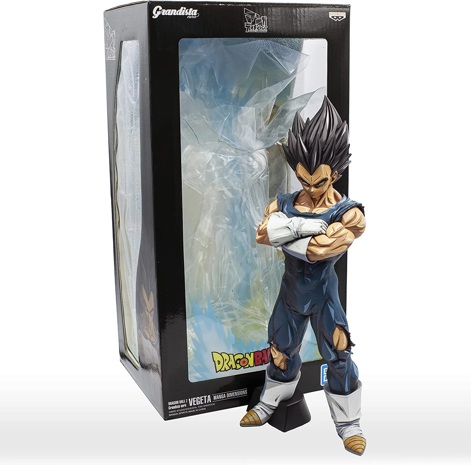 Banpresto Dragon Ball Z Grandista nero Vegeta Manga Dimensions - Image 2