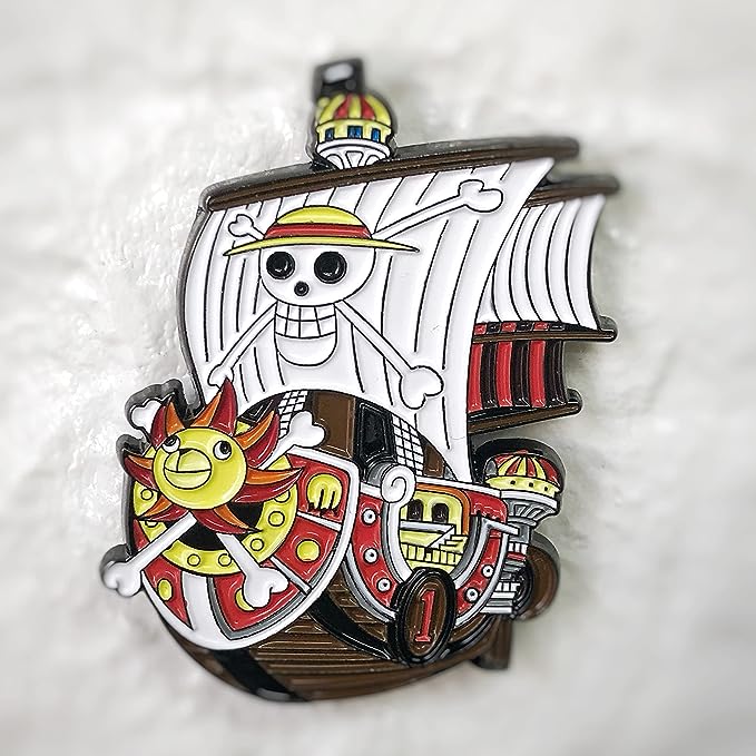 One Piece Thousand Sunny Boat Enamel Pin - Image 2