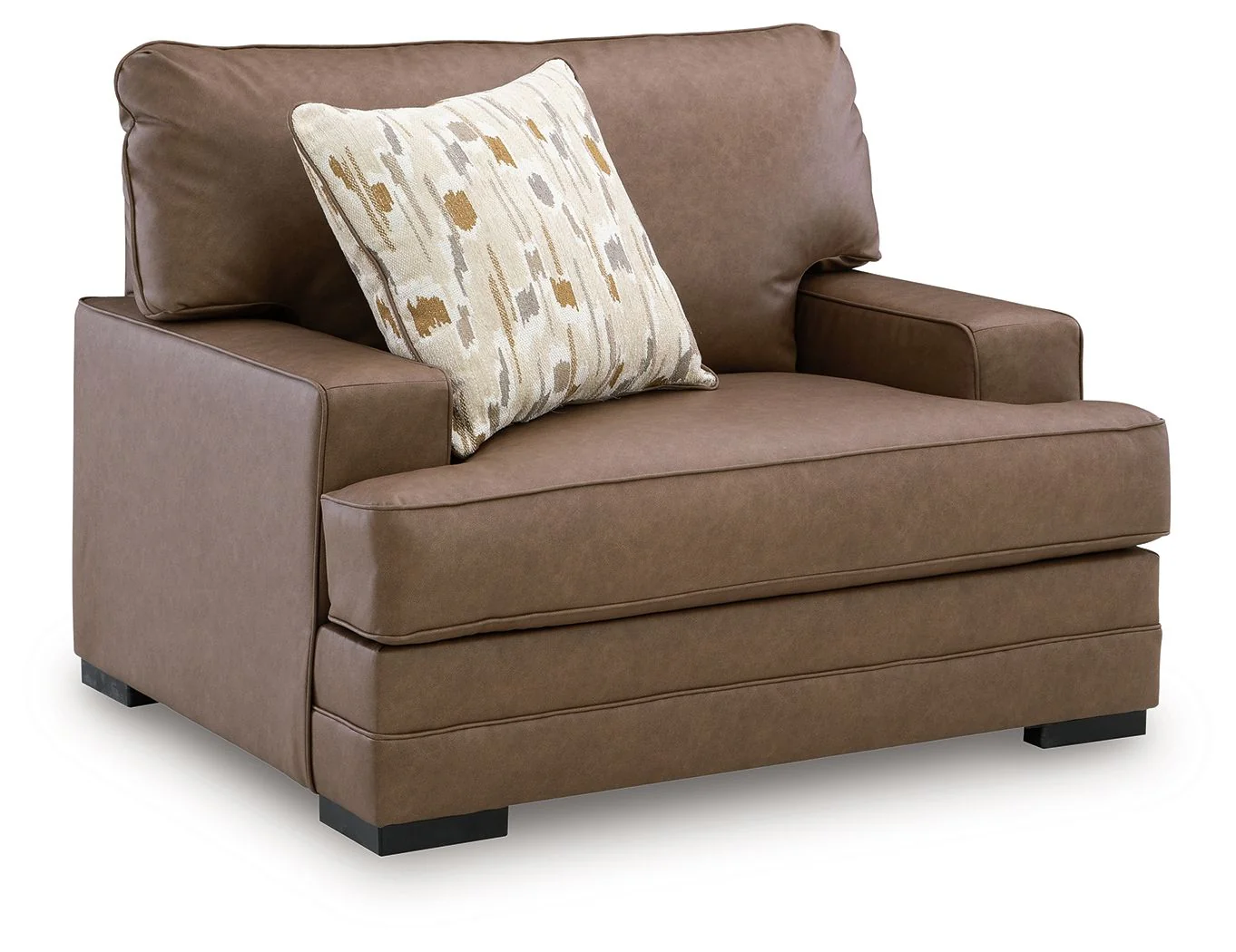 VillaCourt - Chair And A Half - Caramel - Image 1