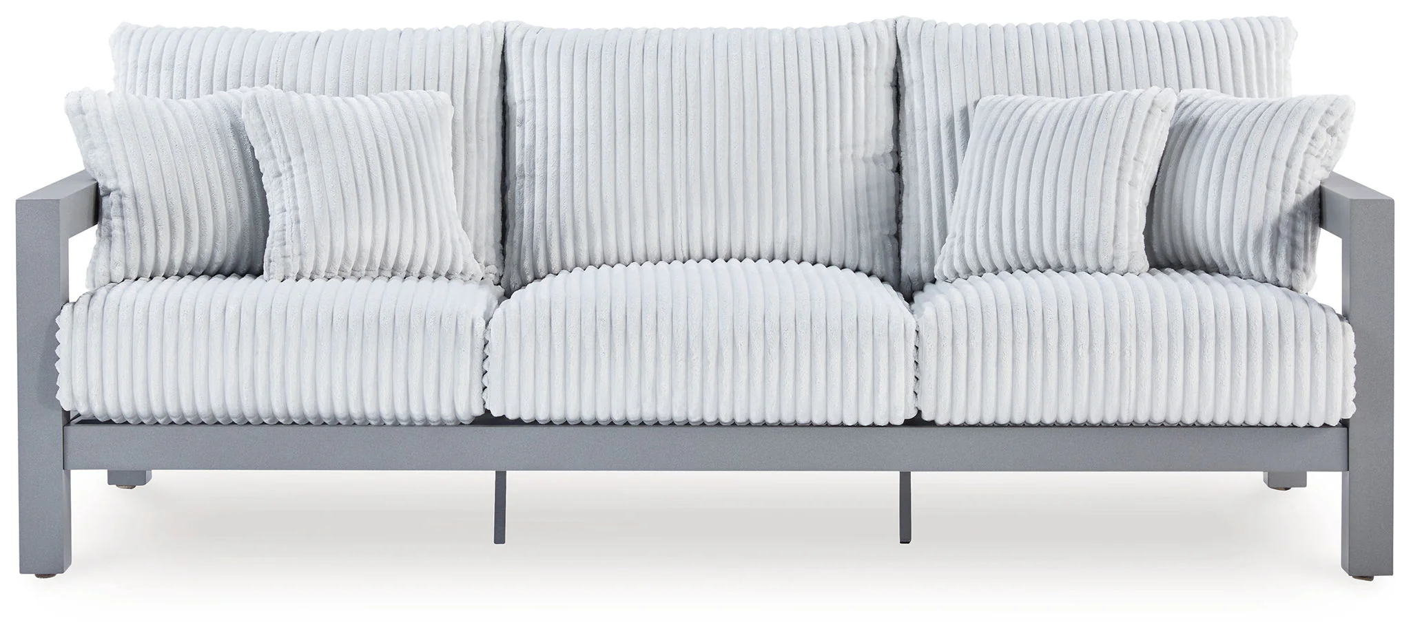 Hurley Park - Sofa With Cushion - Gray - Image 1