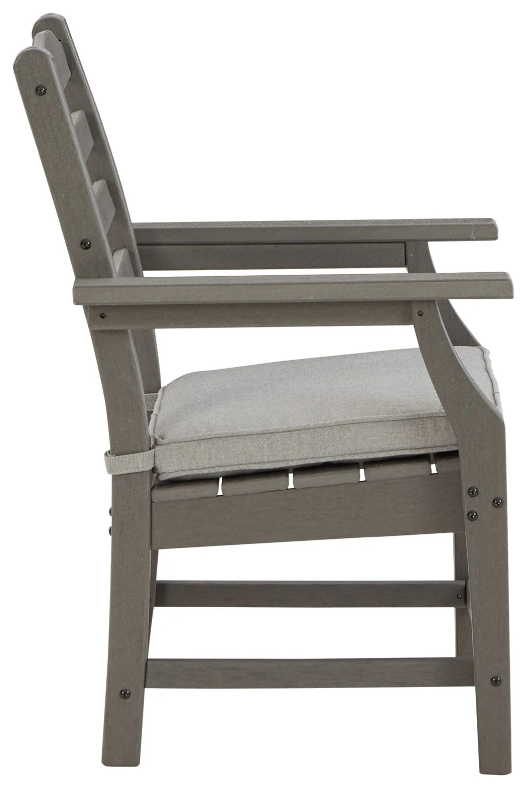 Visola - Arm Chair With Cushion (Set of 2) - Gray - Image 2