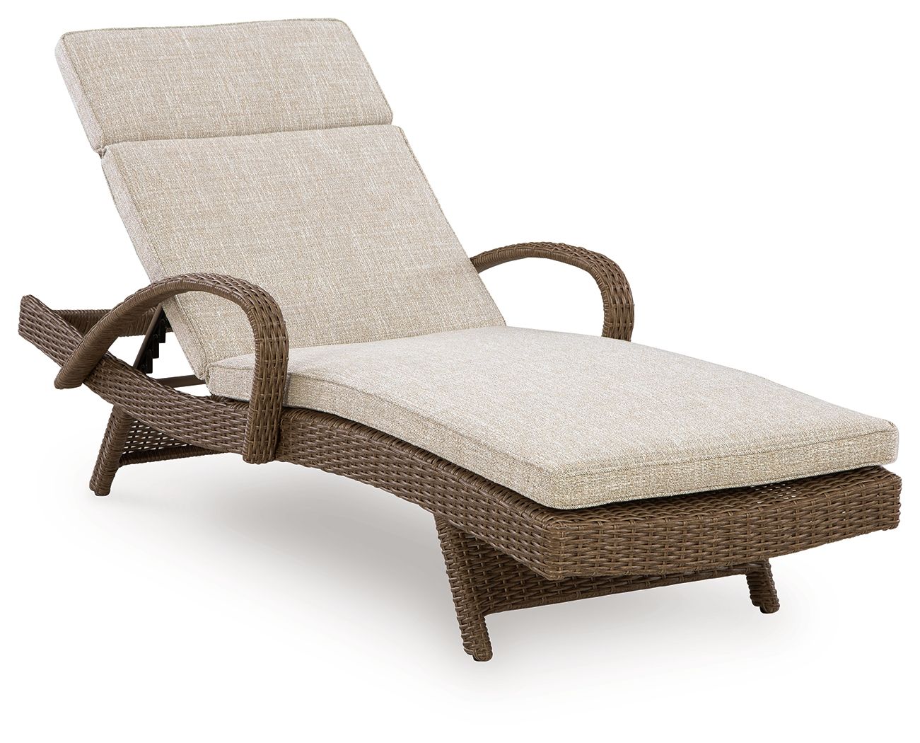 Laguna Heights – Chaise Lounge With Cushion – Beige