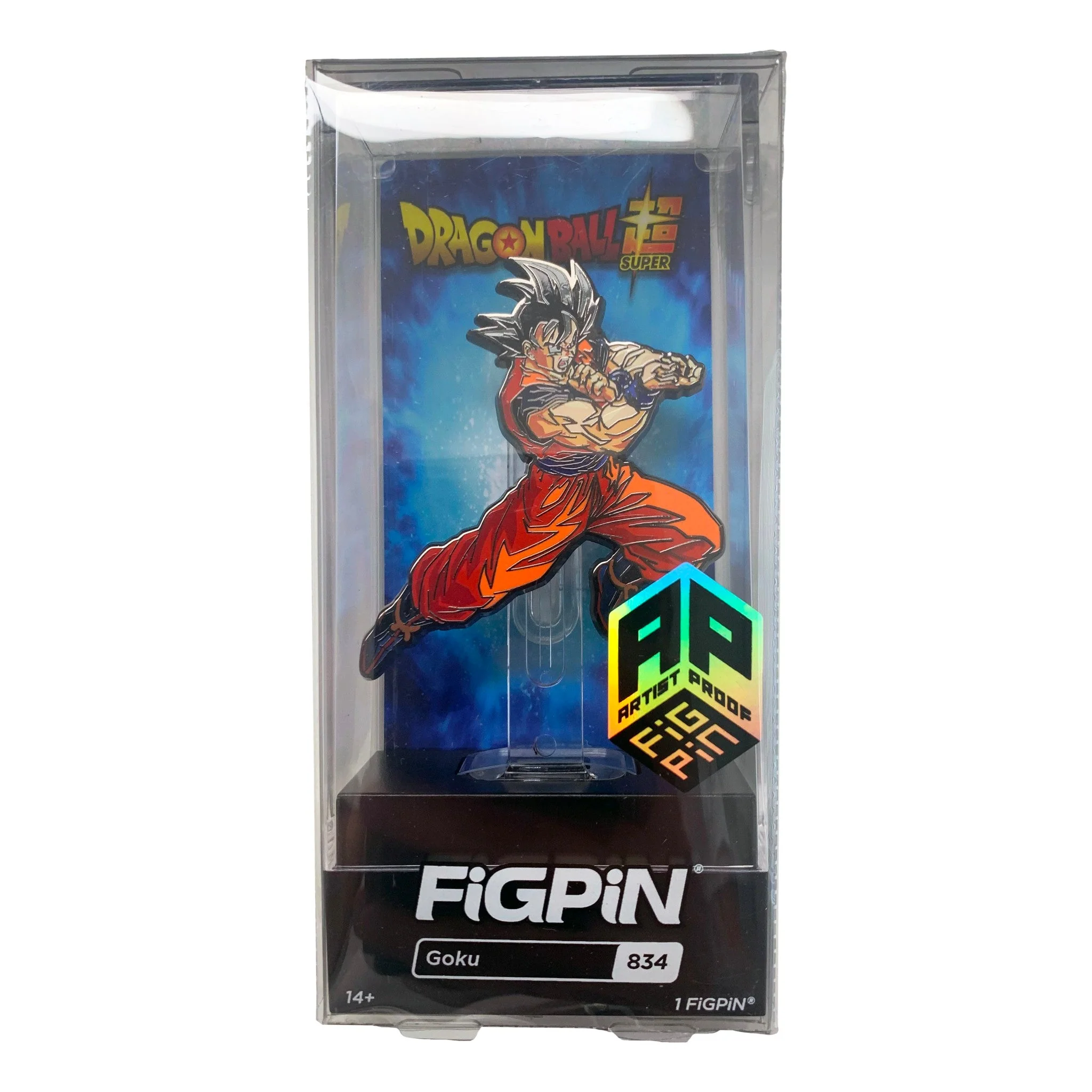FiGPiN AP Artist Proof Dragon Ball Super Goku 834 Collectible Enamel Pin - Image 2