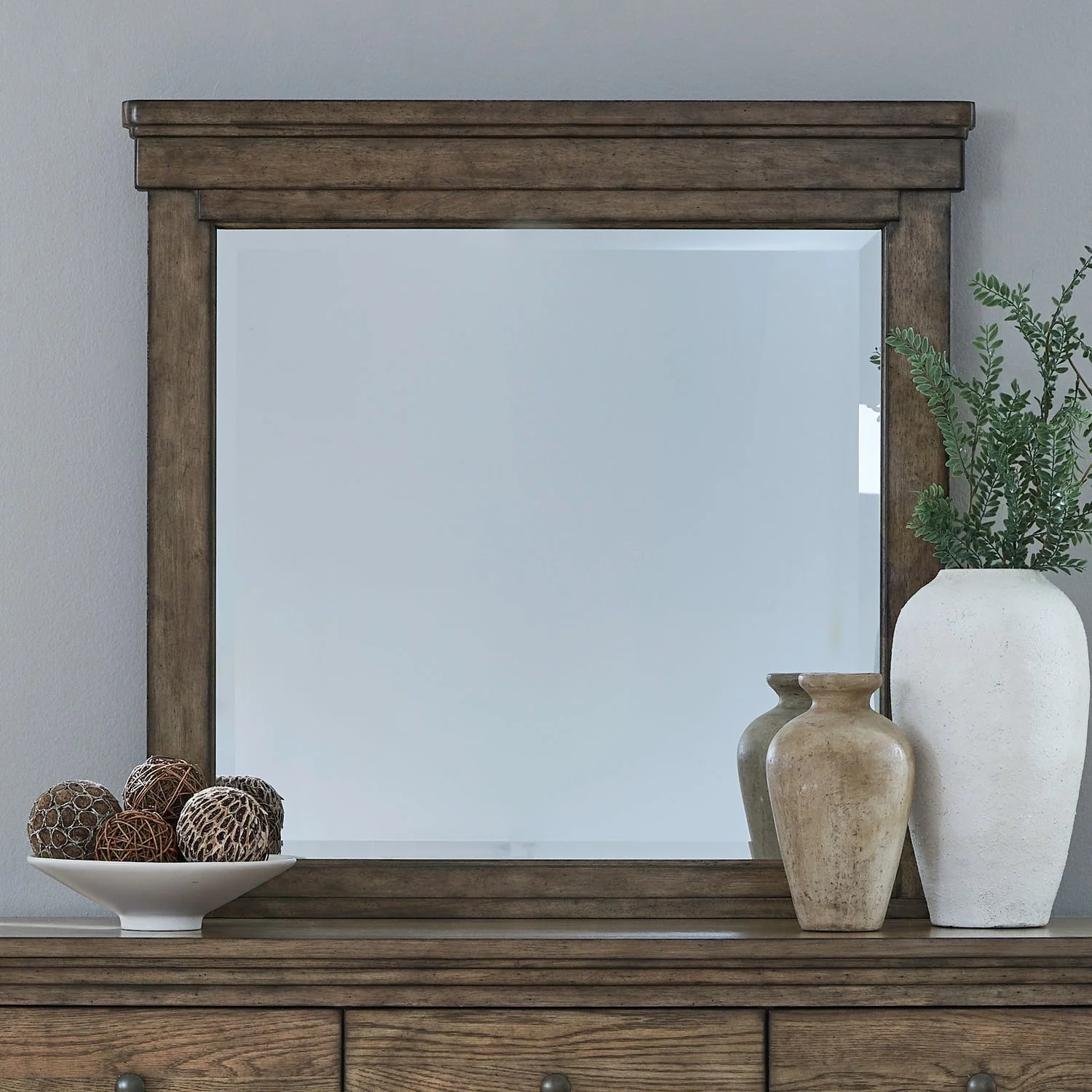 Carolina Park - Mirror - Amber Brown - Image 1