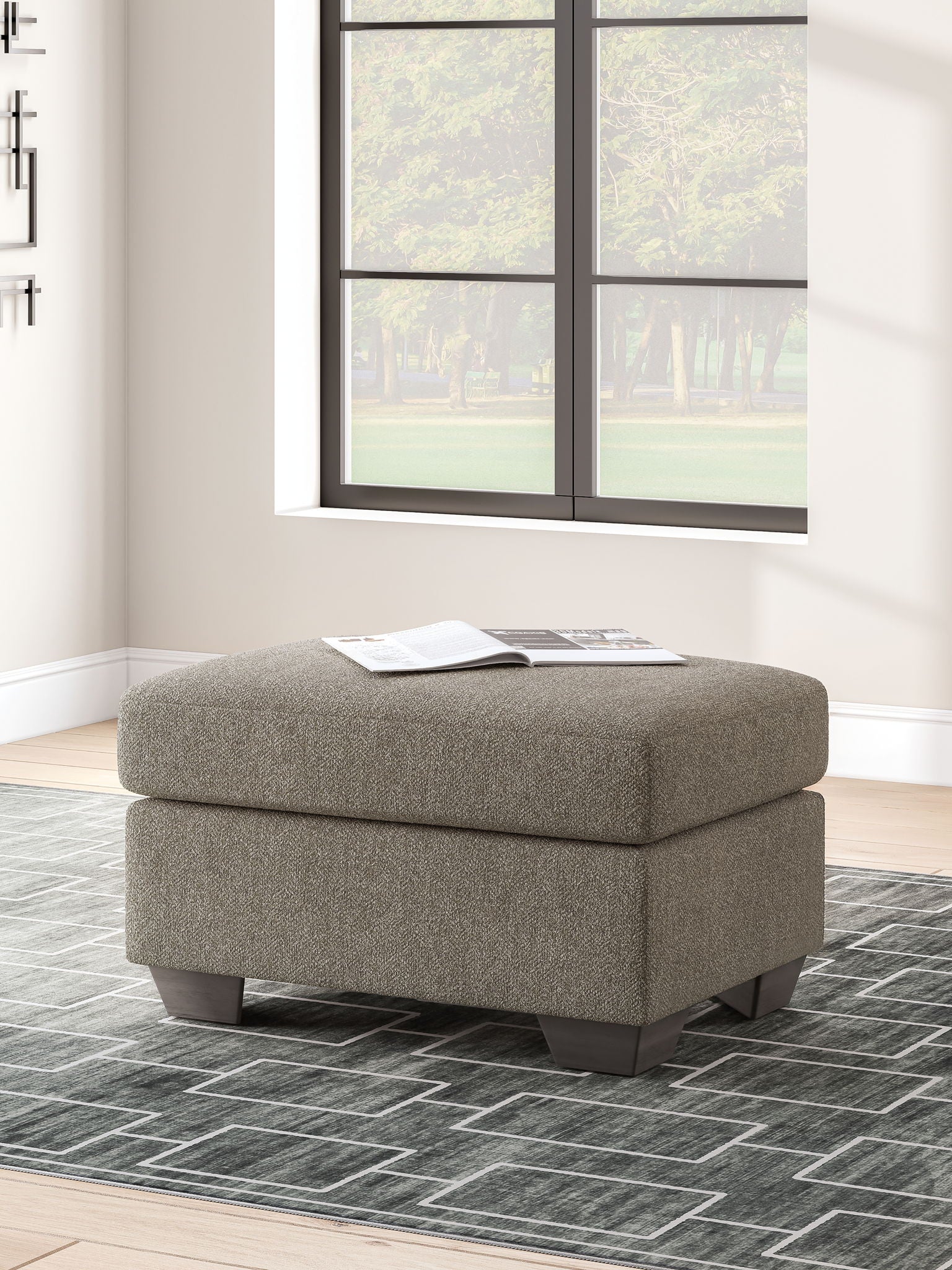 Triston-Peaks - Ottoman - Suede - Image 3