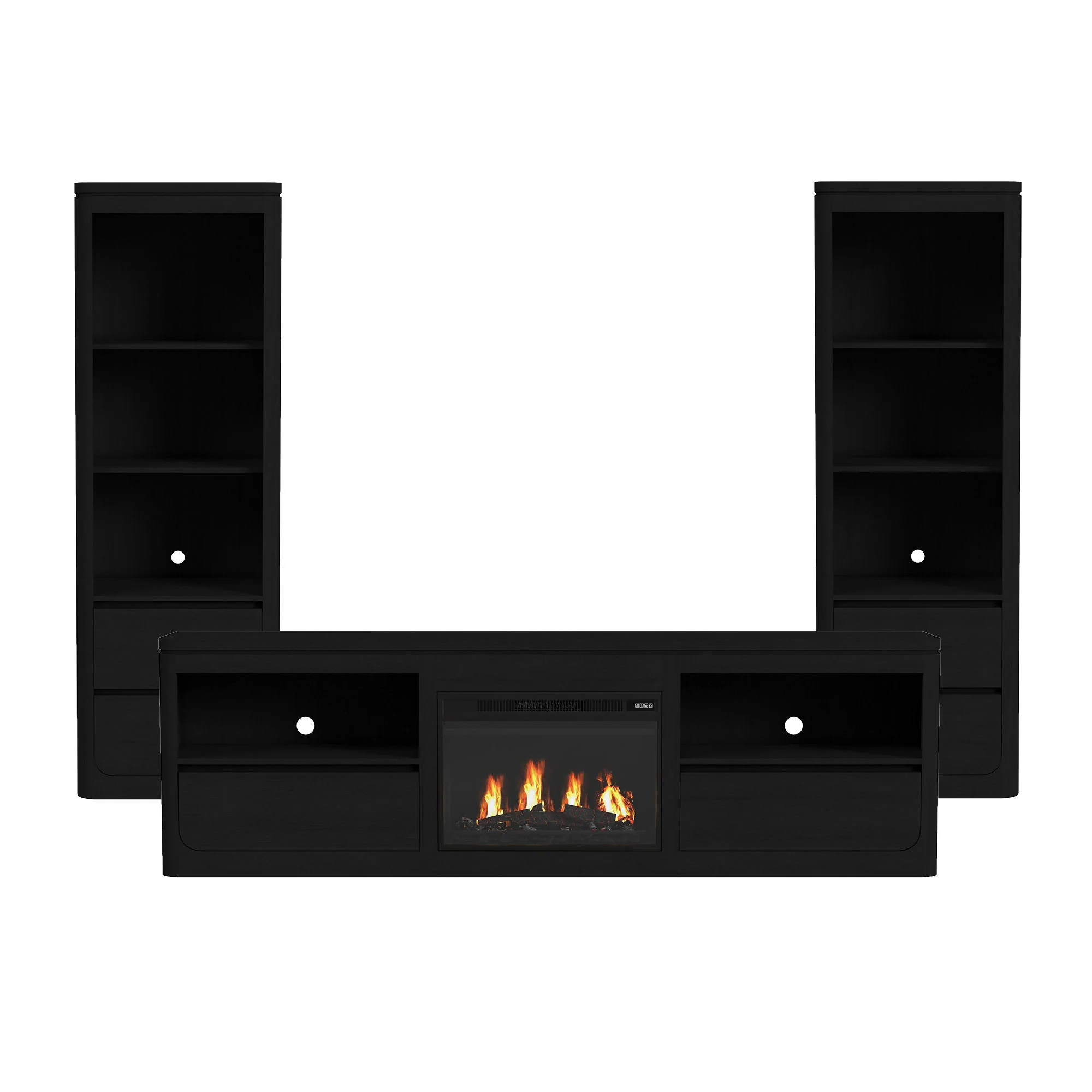 Rosalie - 4 Piece Entertainment Unit With 82" TV Console - Image 2