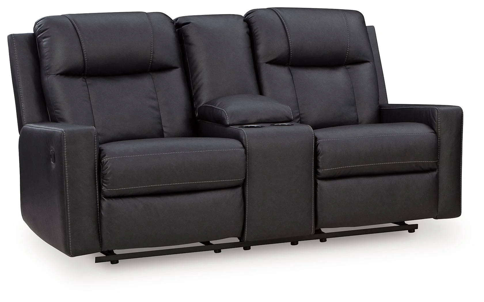 Mackmenville – Double Reclining Loveseat With Console
