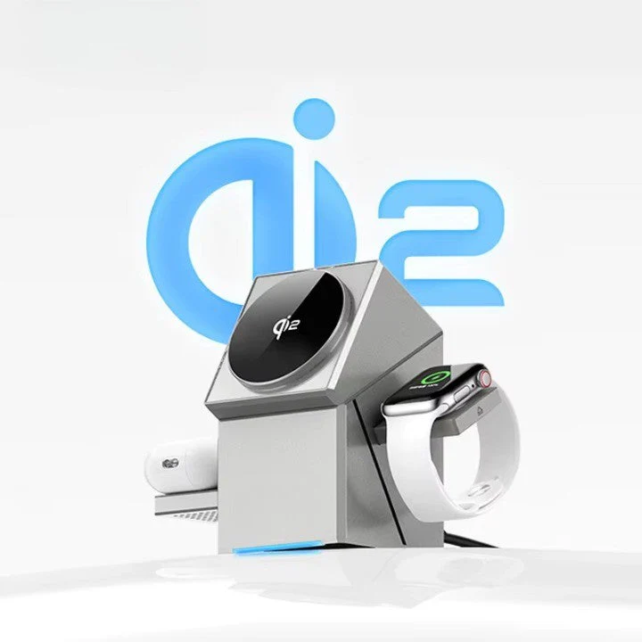Power Hub Rotating Station 3in1 Wireless Charger - Image 3