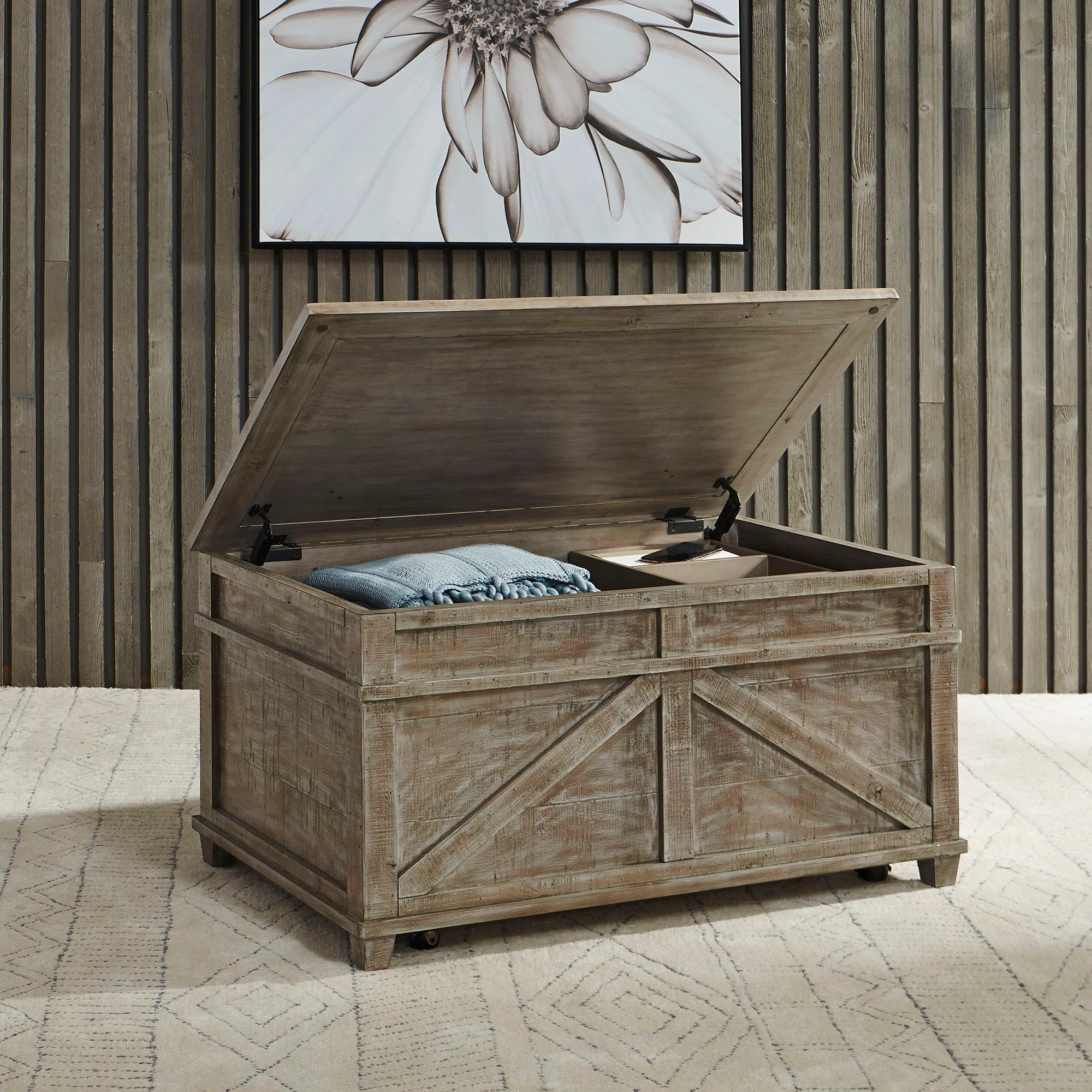 Parkland Falls – Storage Trunk – Weathered Taupe