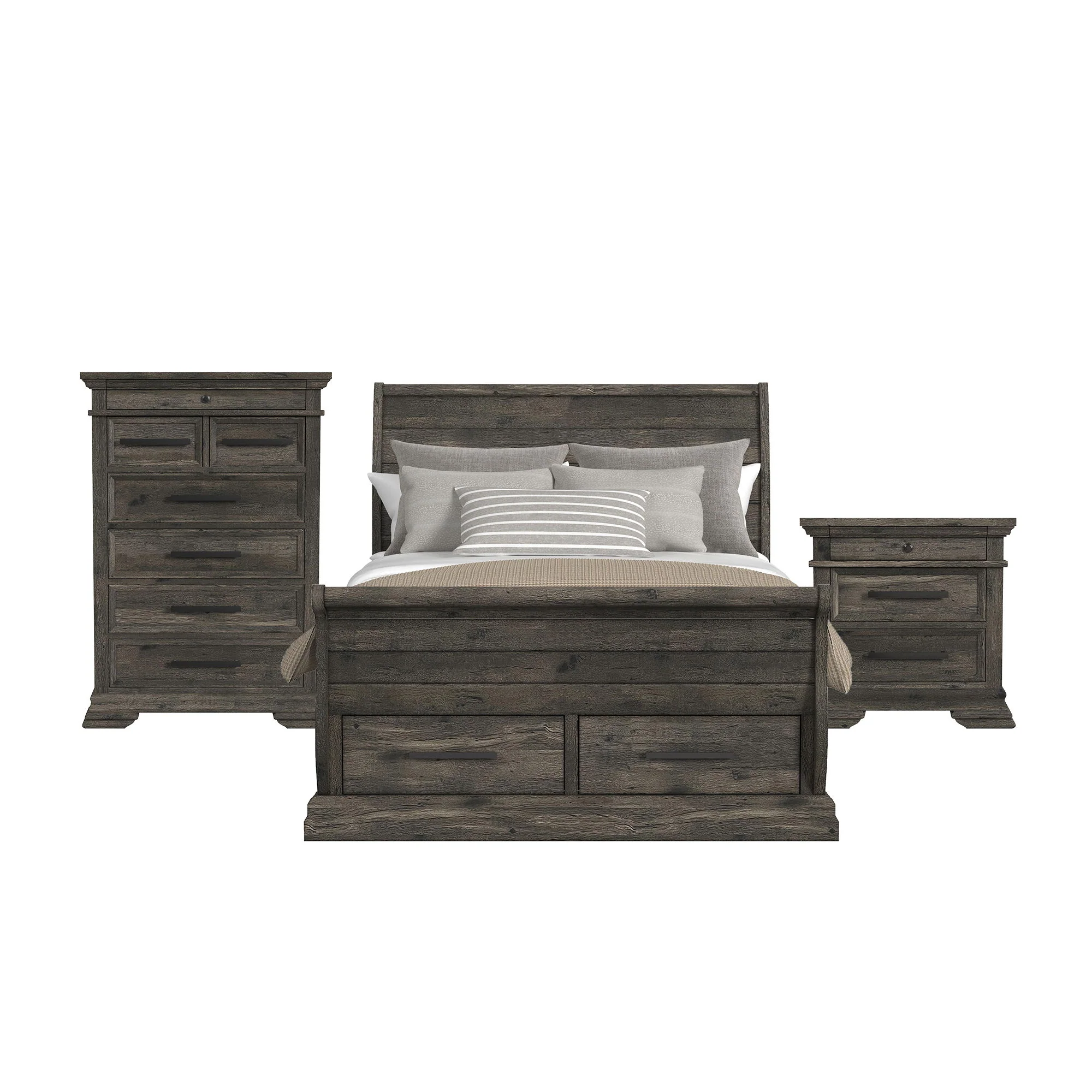 Park Ridge – Sleigh Storage Bedroom Set