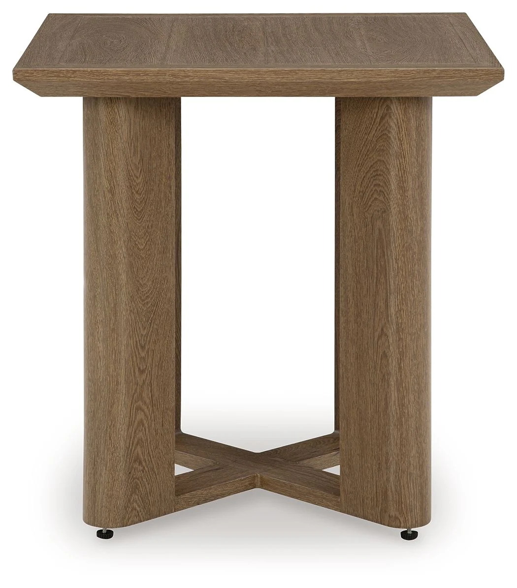 Serene Bay - Square End Table - Dark Brown - Image 3