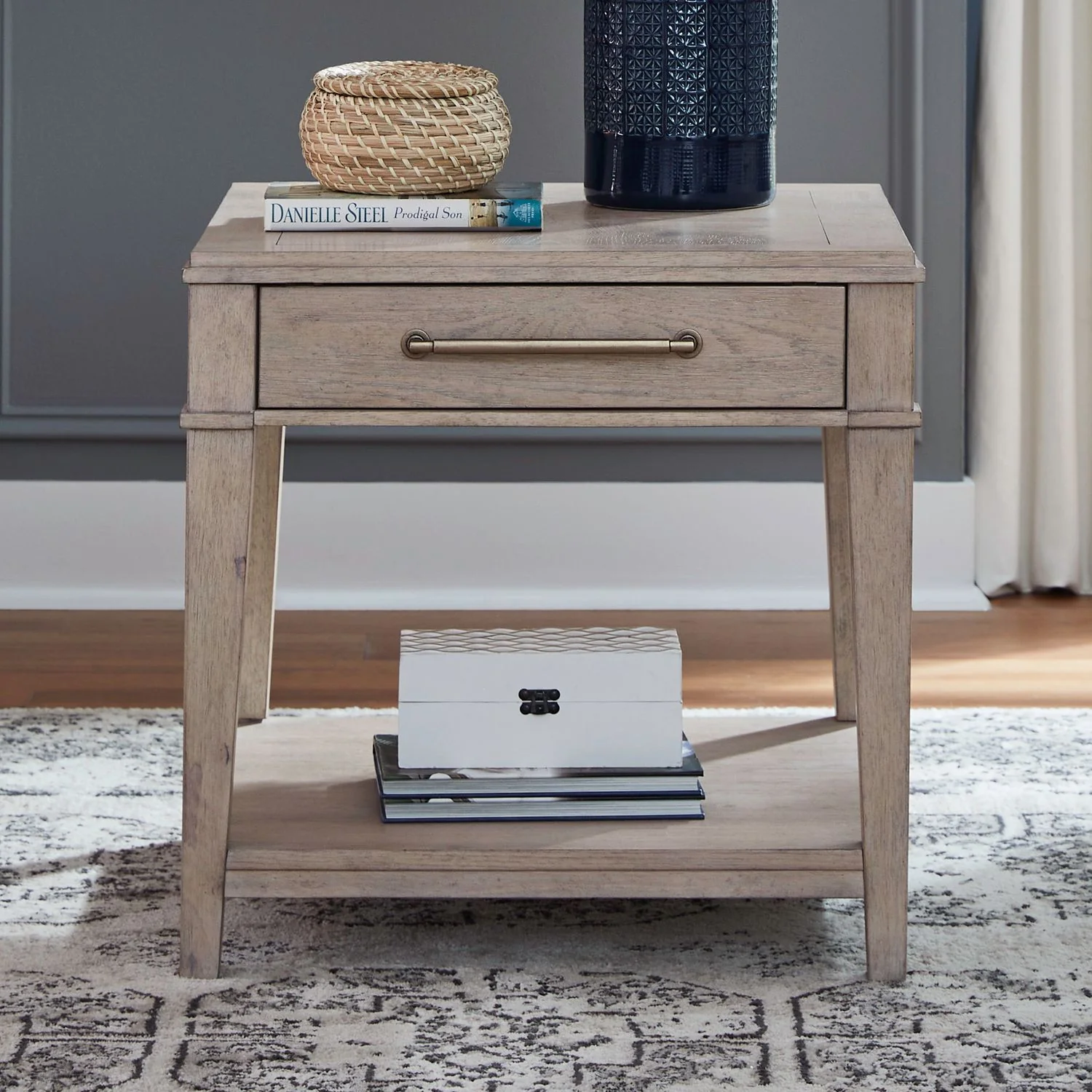 New Haven - End Table - Sanctuary White - Image 1