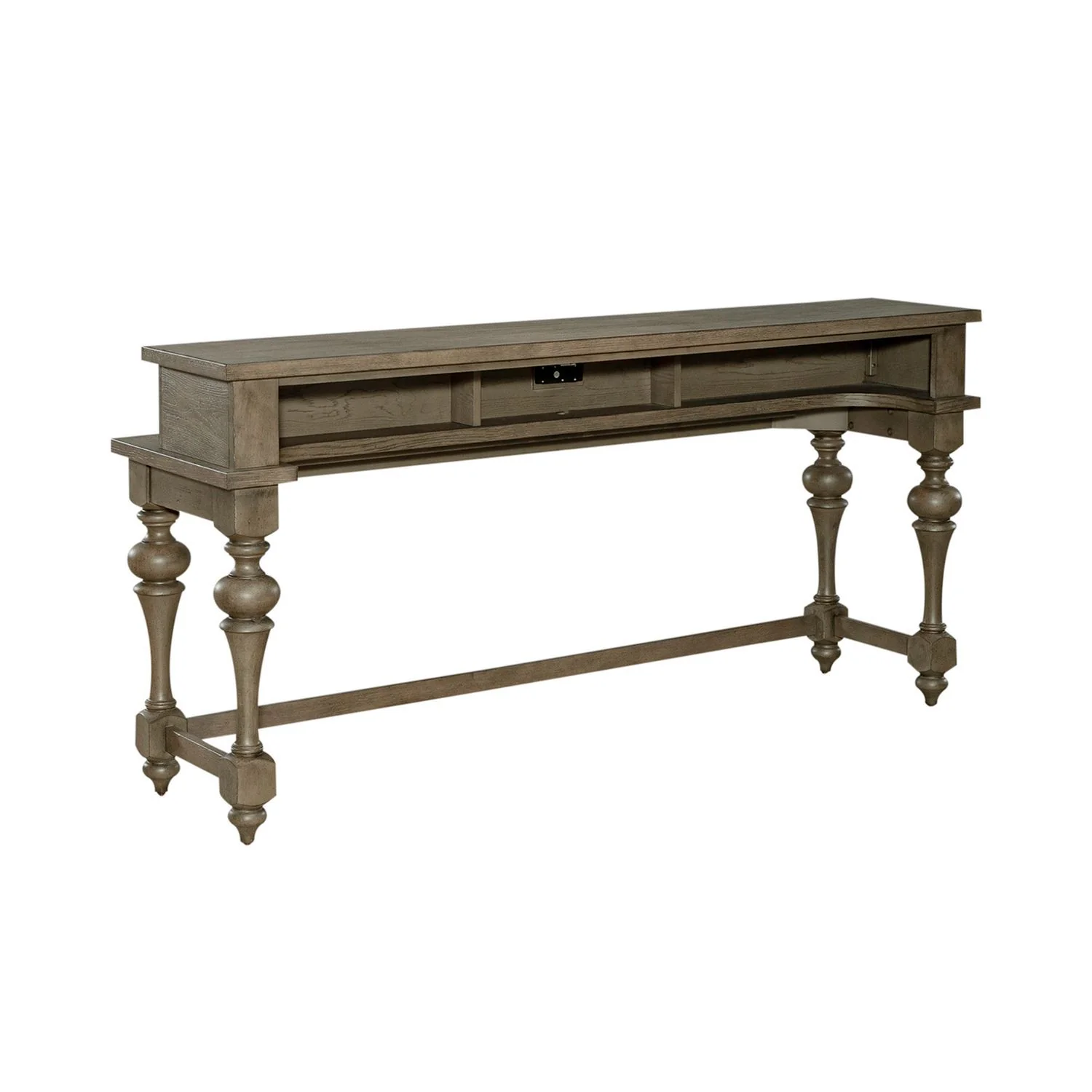 Americana Farmhouse - Console Bar Table - Dusty Taupe - Image 3