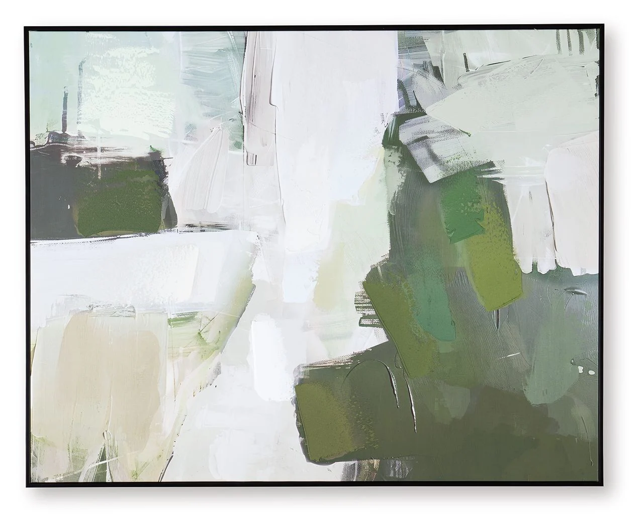 Vinick – Wall Art – Green / Gray / White