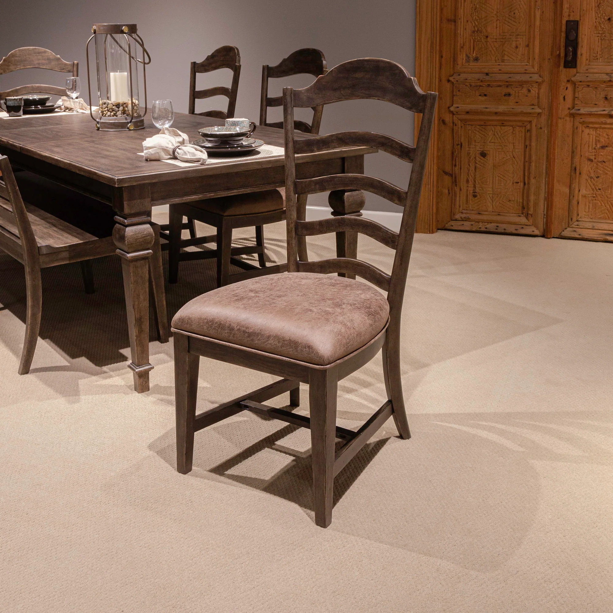 Paradise Valley - Upholstered Ladder Back Chair (RTA) - Image 2