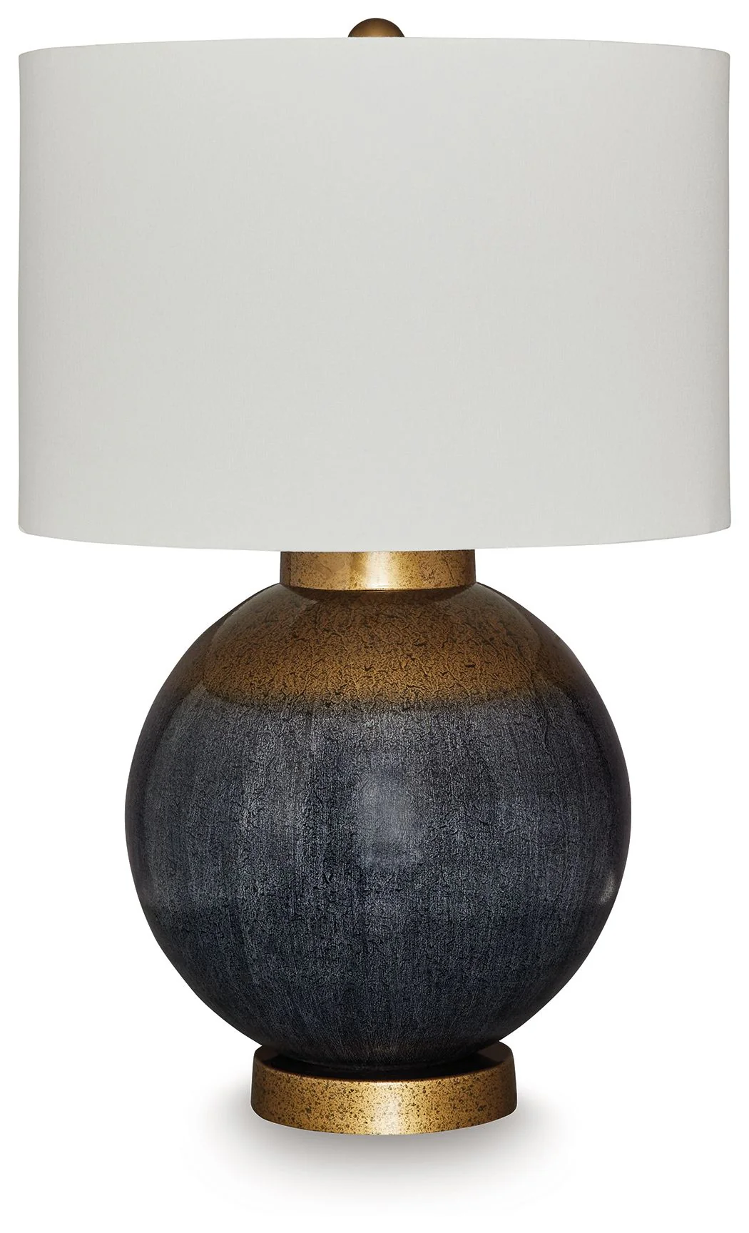 Adara - Metal Table Lamp - Blue / Gold Finish - Image 1