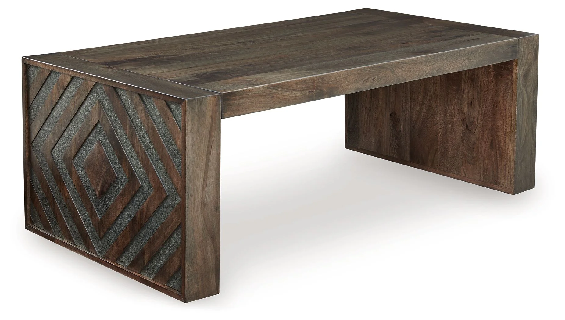 Dreggan - Rectangular Cocktail Table - Brown - Image 1