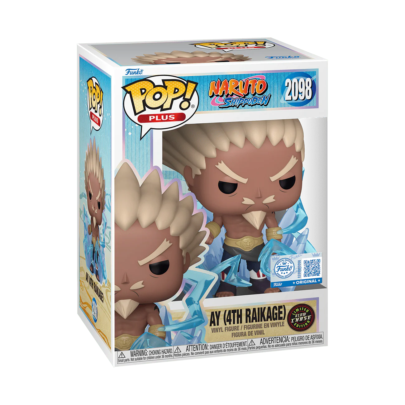 Funko Pop! Plus: Naruto Shippuden - Ay 4th Raikage Glow-in-the-dark Chase #2098 Exclusive - Image 3