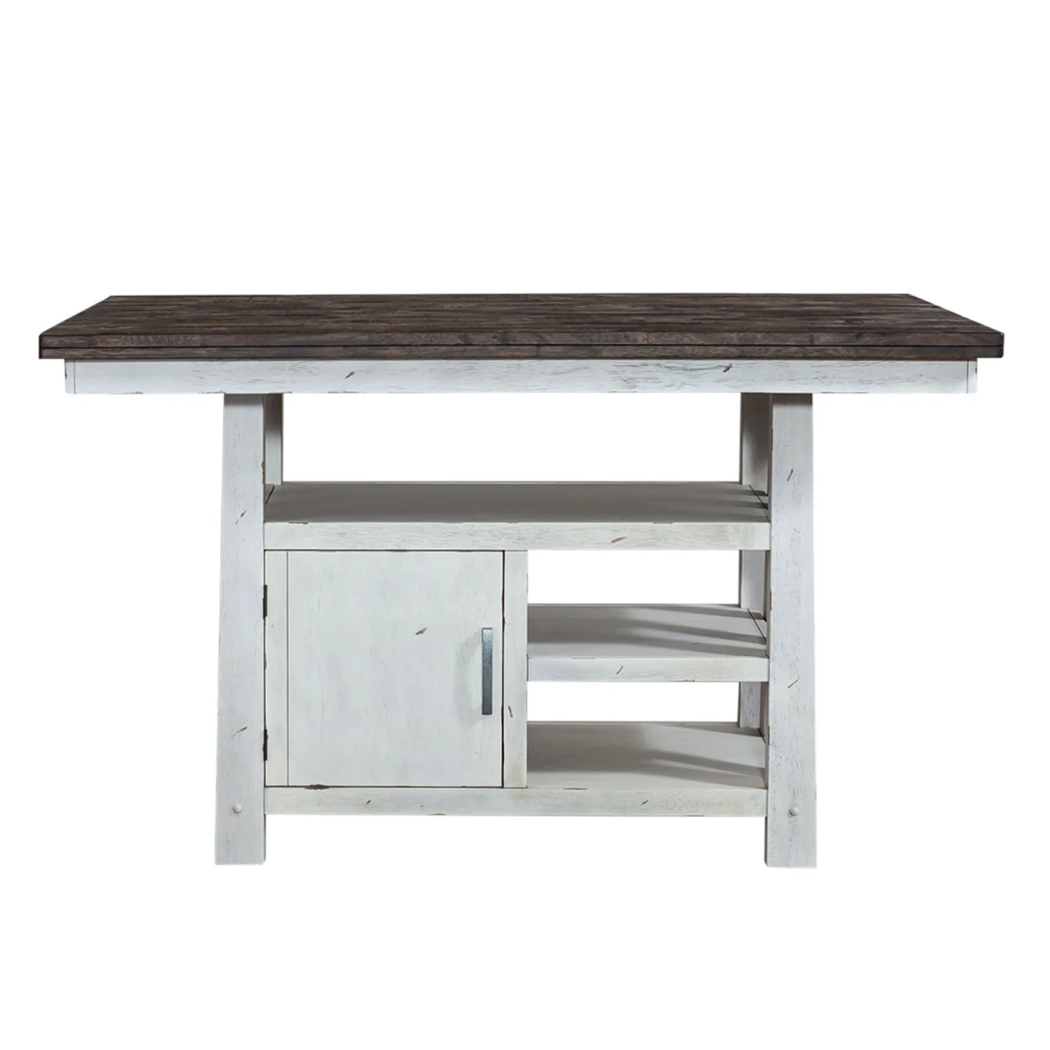 Farmhouse - Gathering Table - Two Tone White / Wood Tone - Image 3