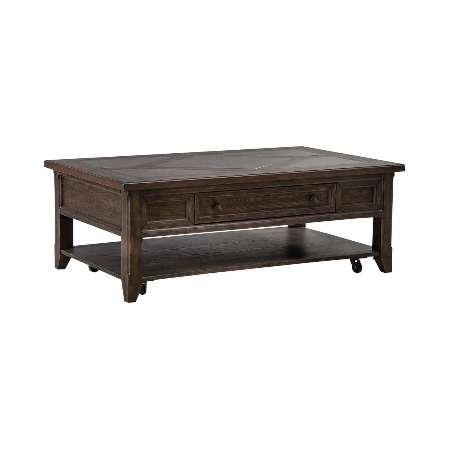 Paradise Valley - Rectangular Cocktail Table - Saddle Brown - Image 3