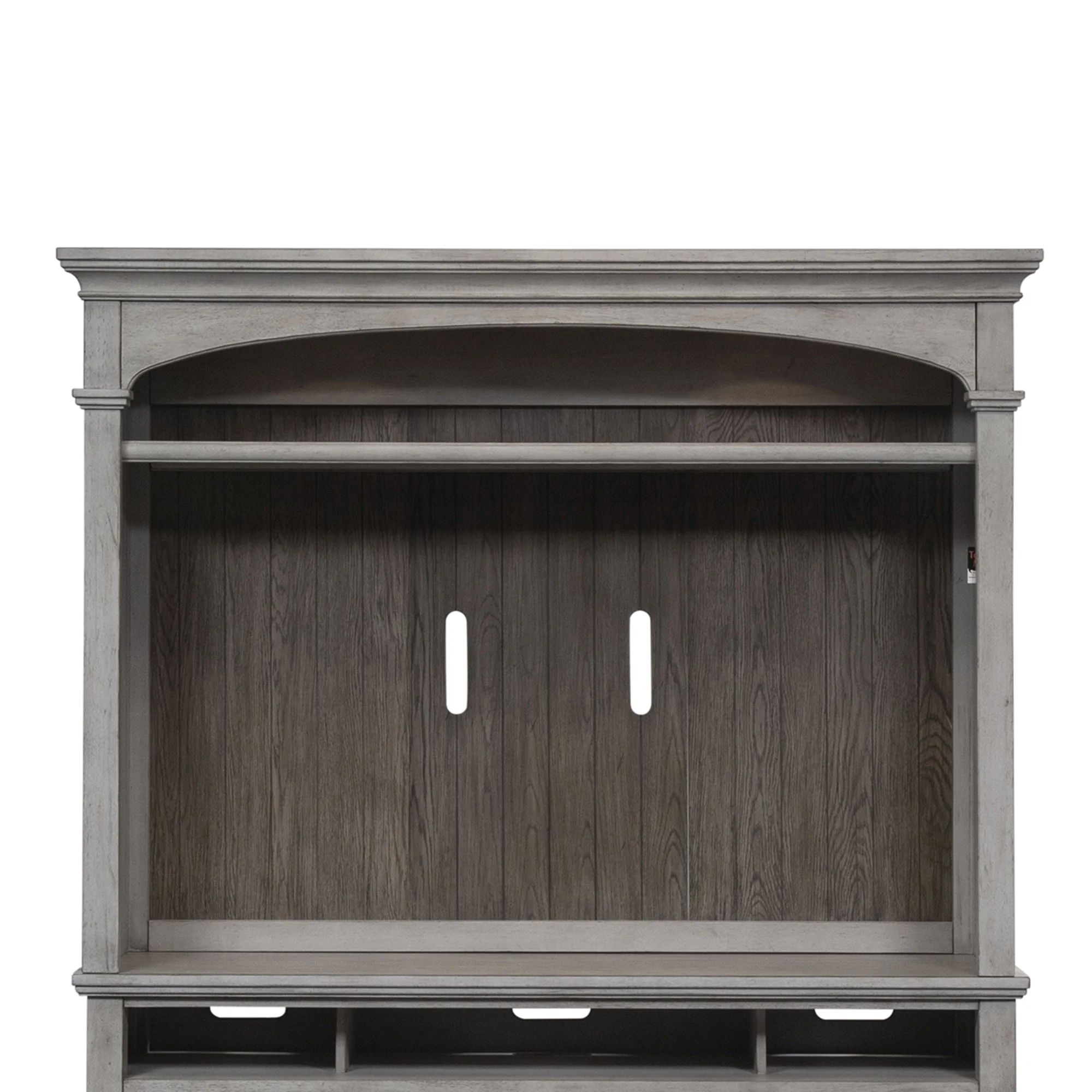 Heartland - Entertainment Hutch - Antique White / Tobacco Tops - Image 2