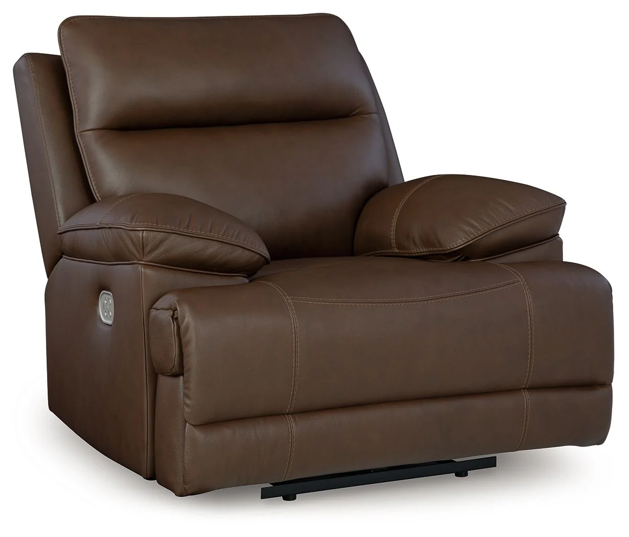Vonryan – Power Recliner / Adj Headrest – Tobacco