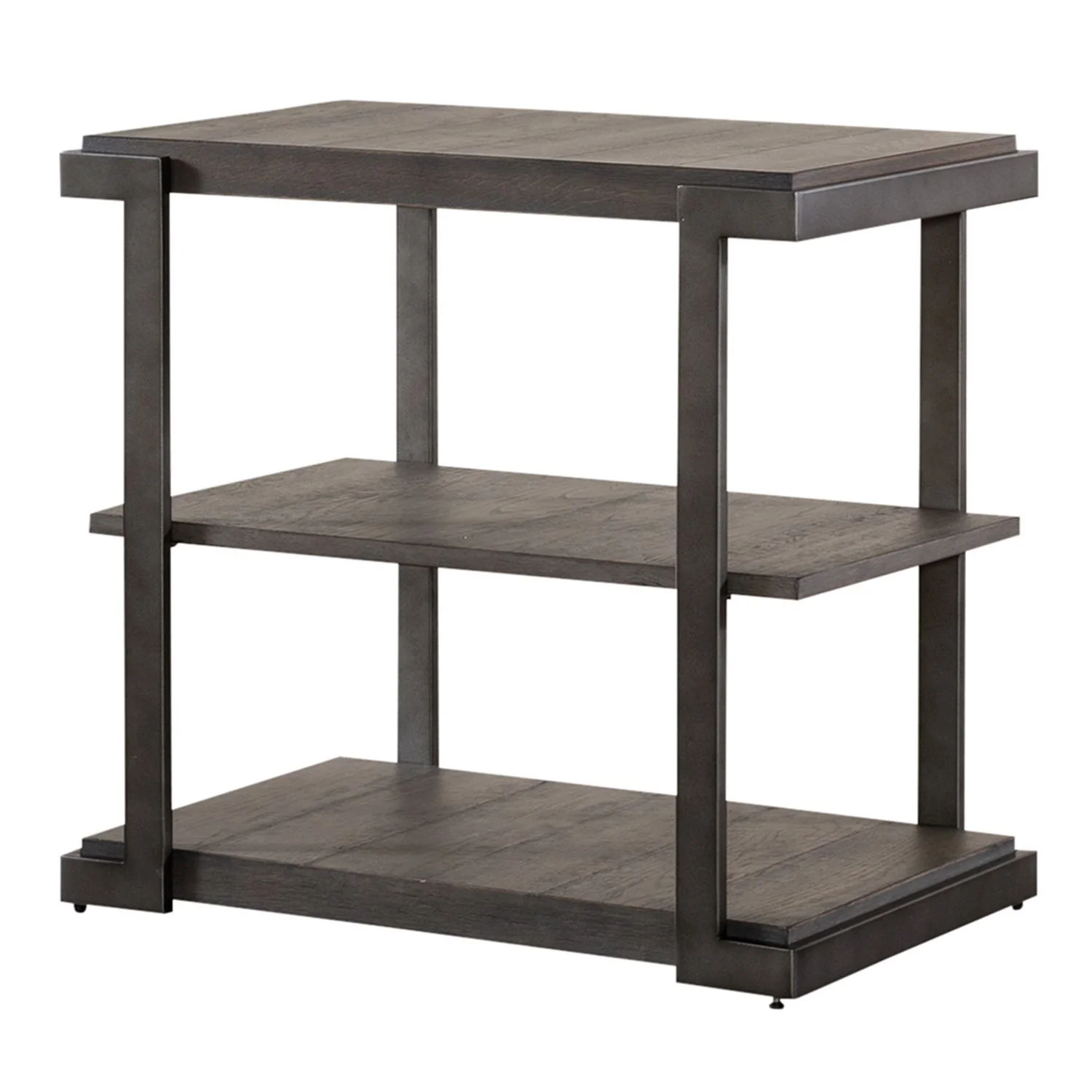 Modern View - Tiered End Table - Dark Gray - Image 3