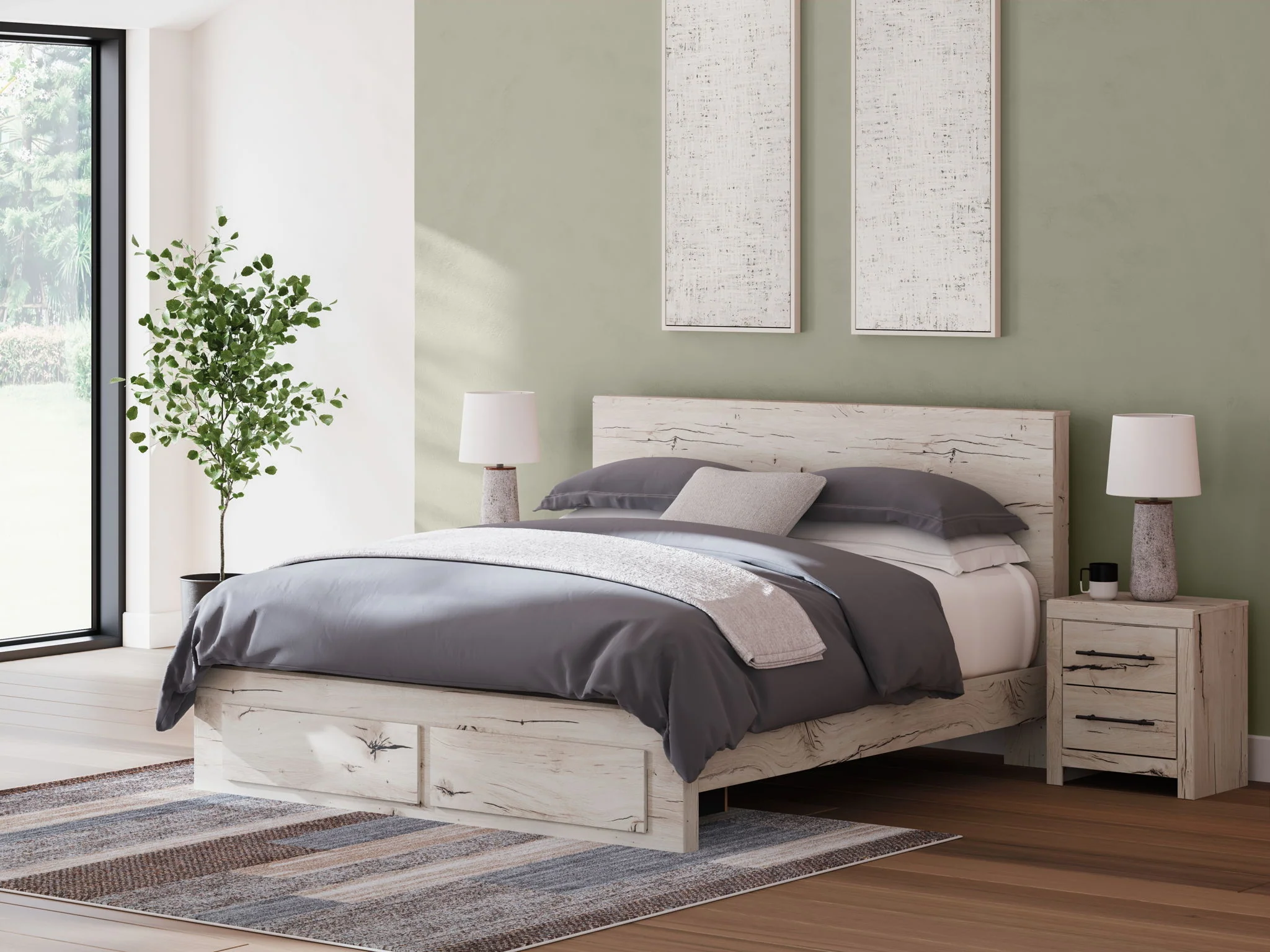 Lawroy - Panel Bed With Storage - Image 1
